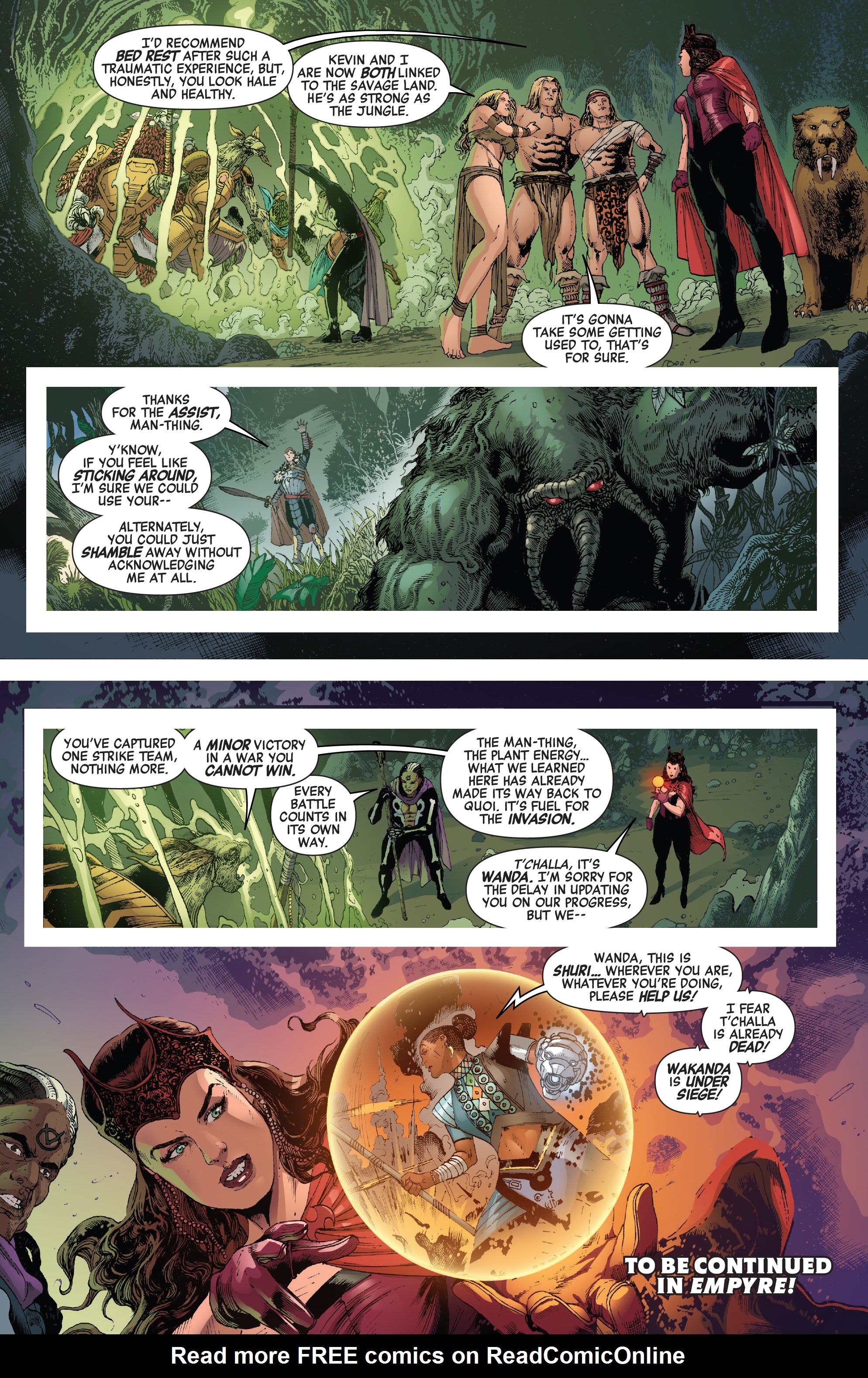 Read online Empyre: Captain America & The Avengers comic -  Issue # TPB - 124