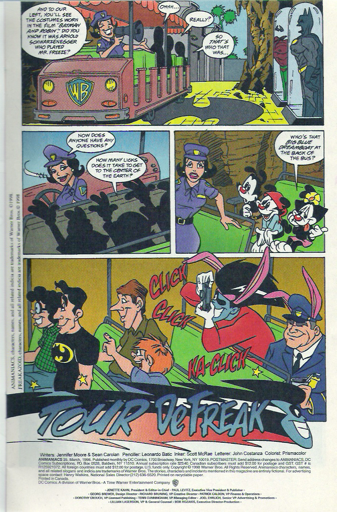 Read online Animaniacs comic -  Issue #35 - 2