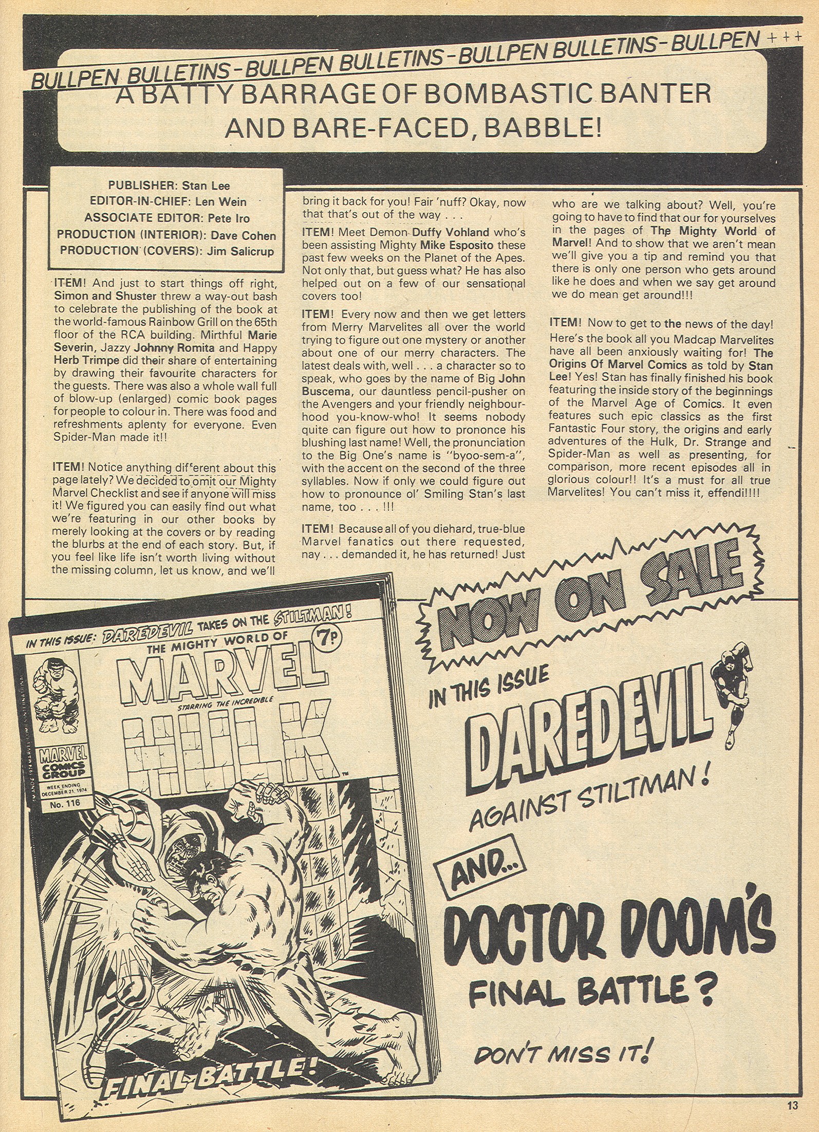 Read online The Avengers (1973) comic -  Issue #66 - 13