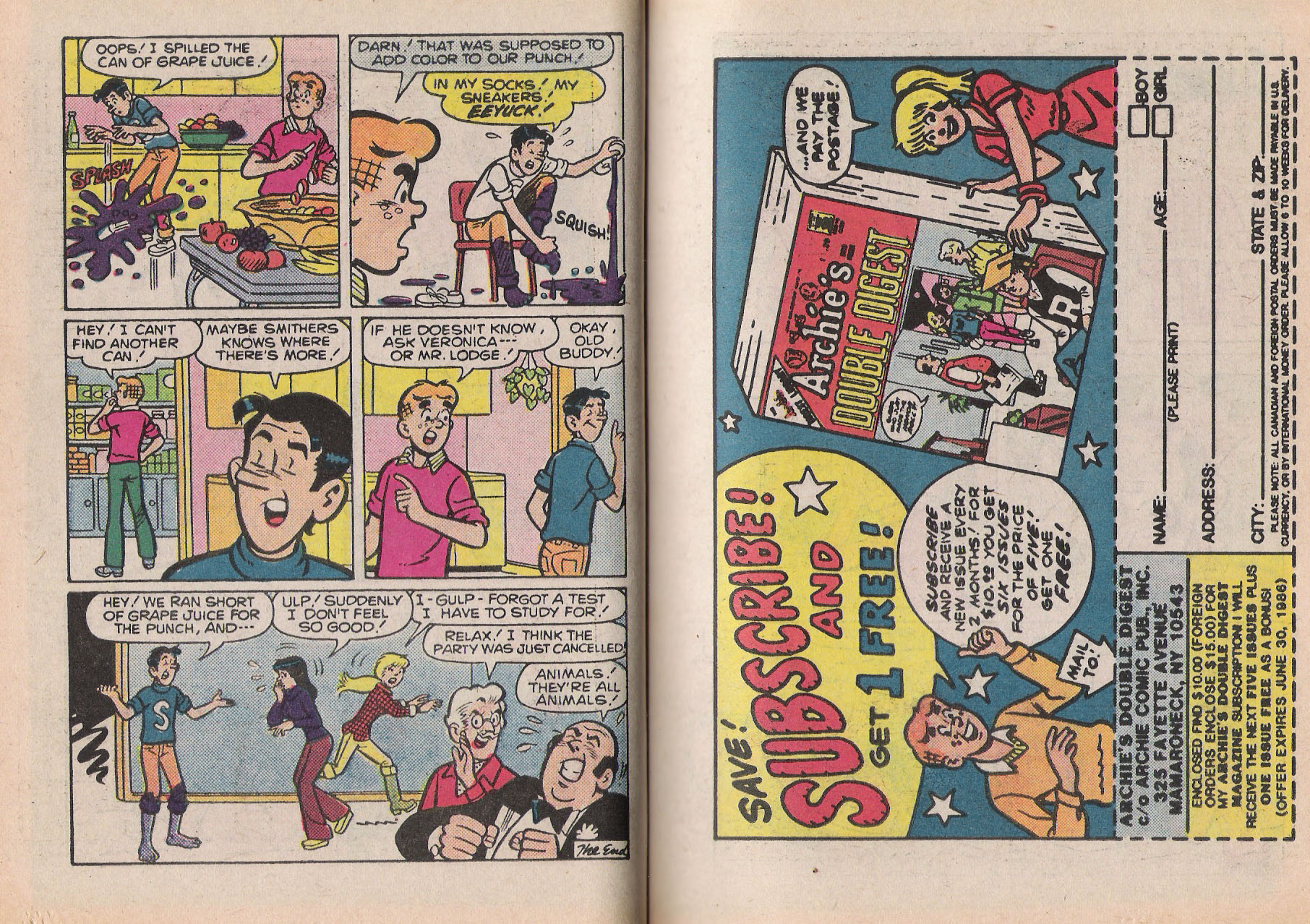 Read online Archie Digest Magazine comic -  Issue #77 - 30
