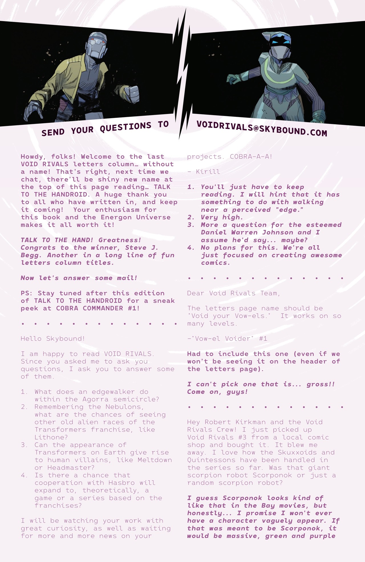 Read online Void Rivals comic -  Issue #6 - 22