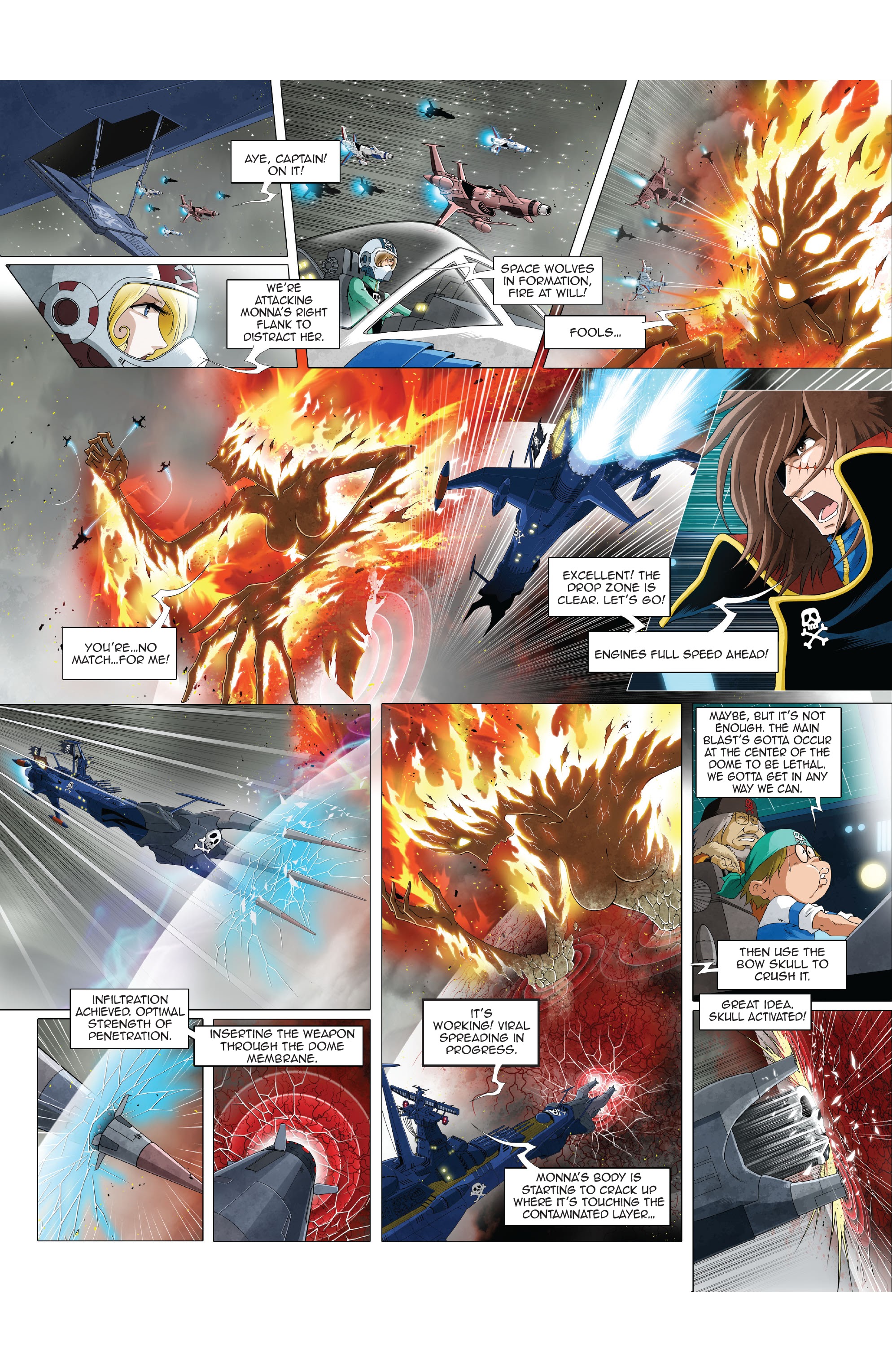 Read online Space Pirate Captain Harlock comic -  Issue #6 - 8