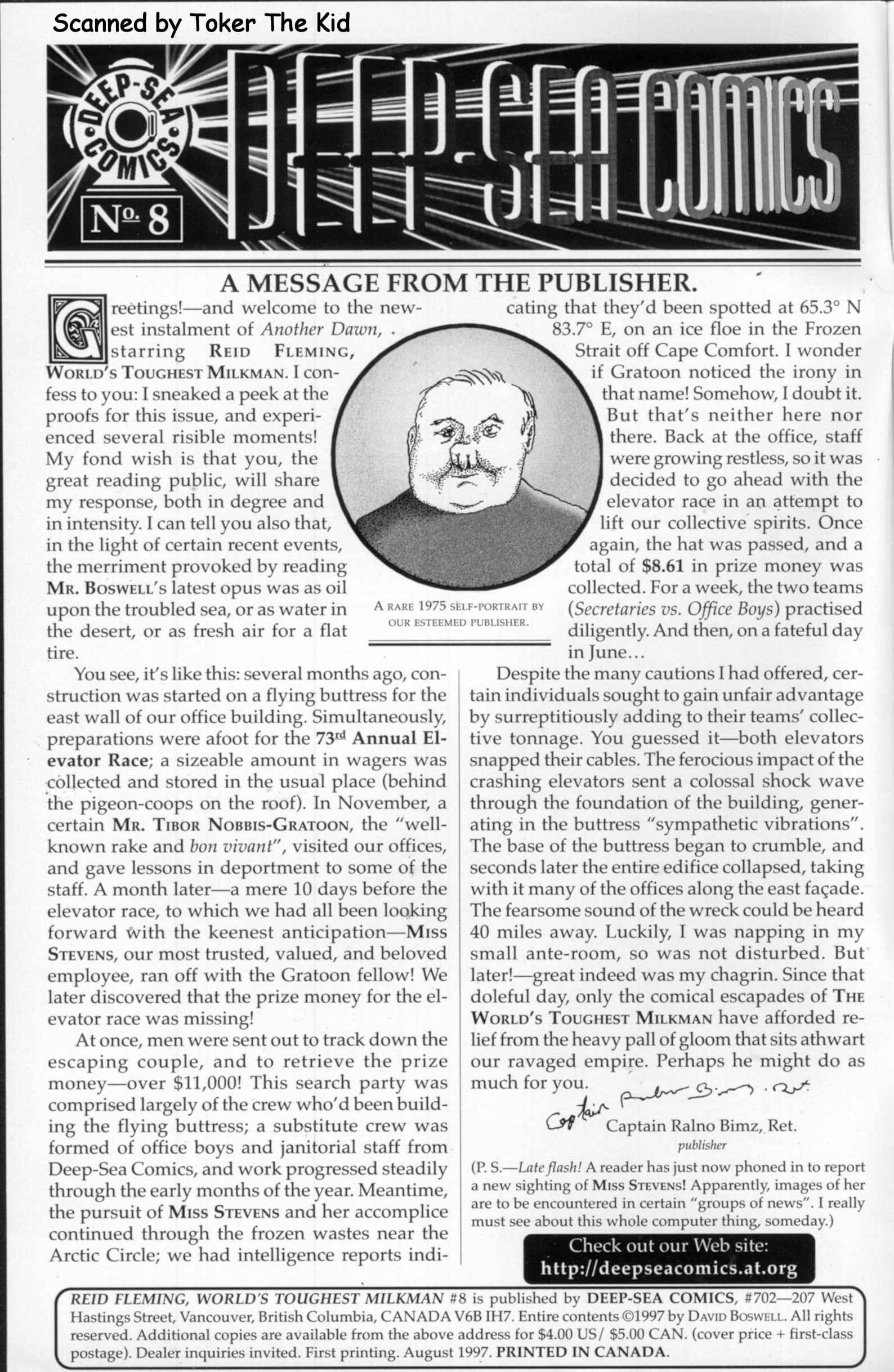 Read online Reid Fleming, World's Toughest Milkman (1980) comic -  Issue #8 - 2
