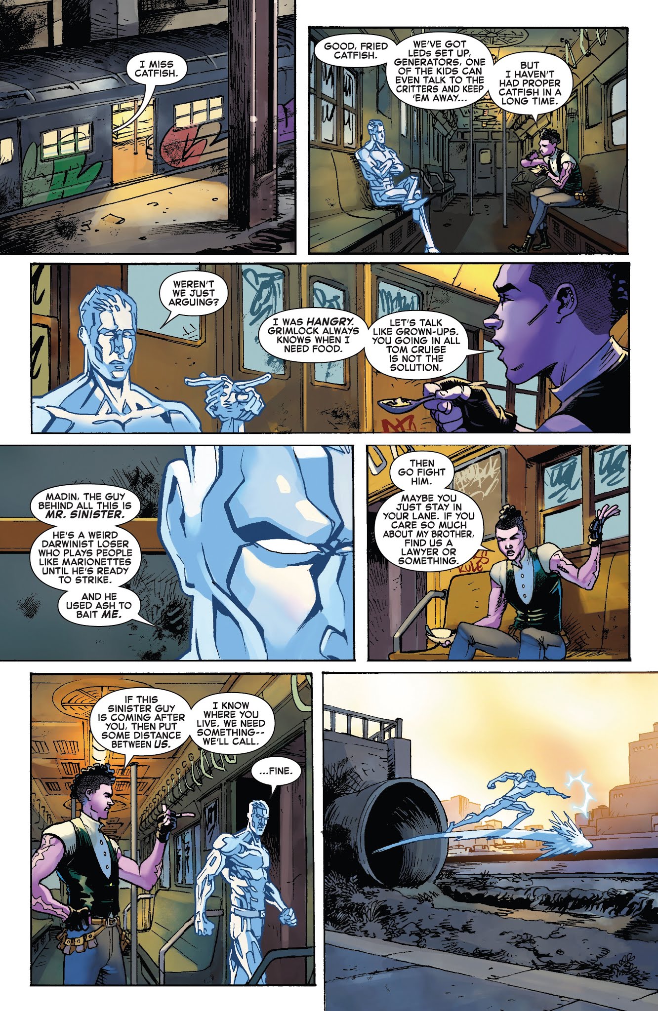 Read online Iceman (2018) comic -  Issue #4 - 5
