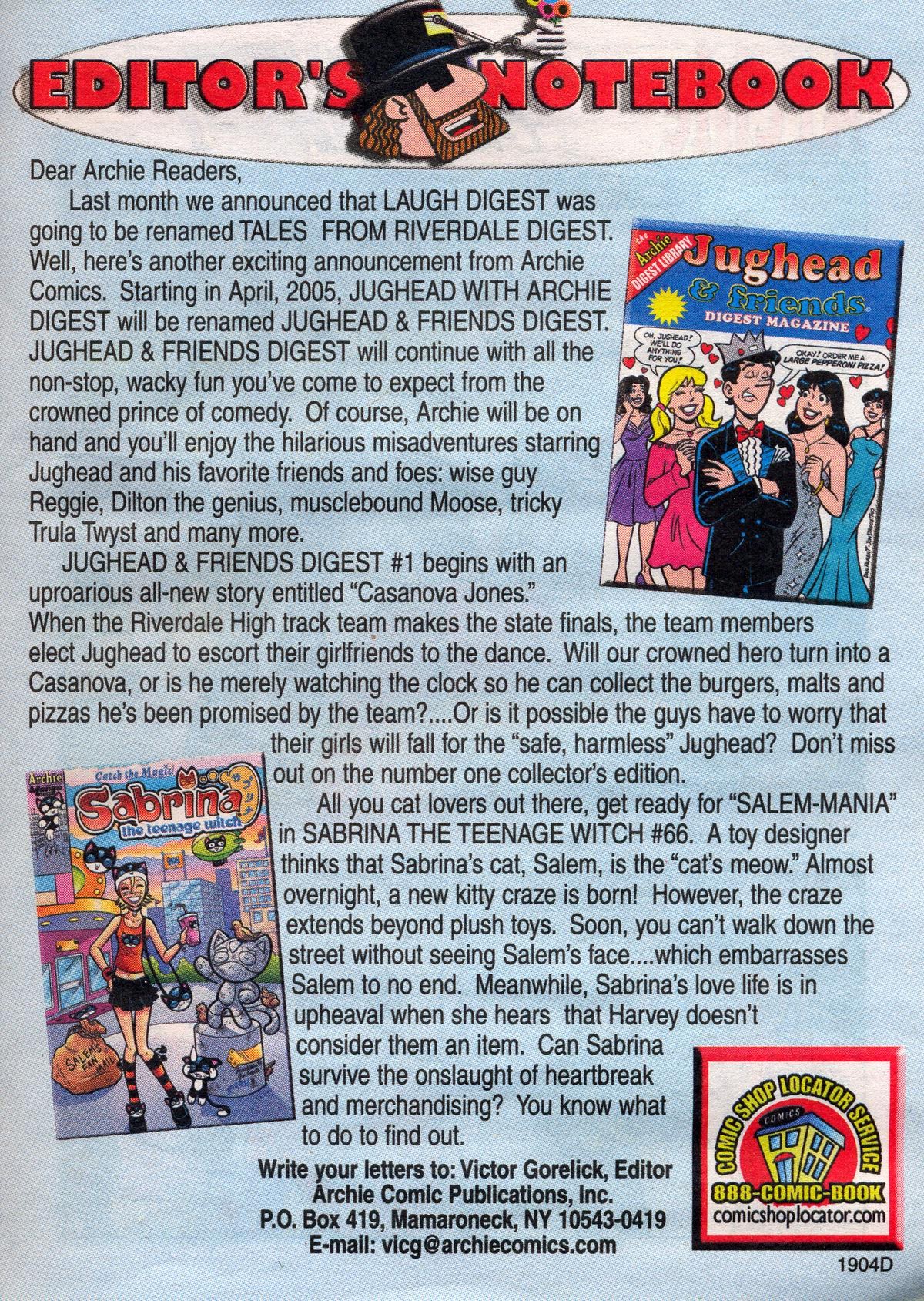 Read online Archie's Double Digest Magazine comic -  Issue #159 - 189