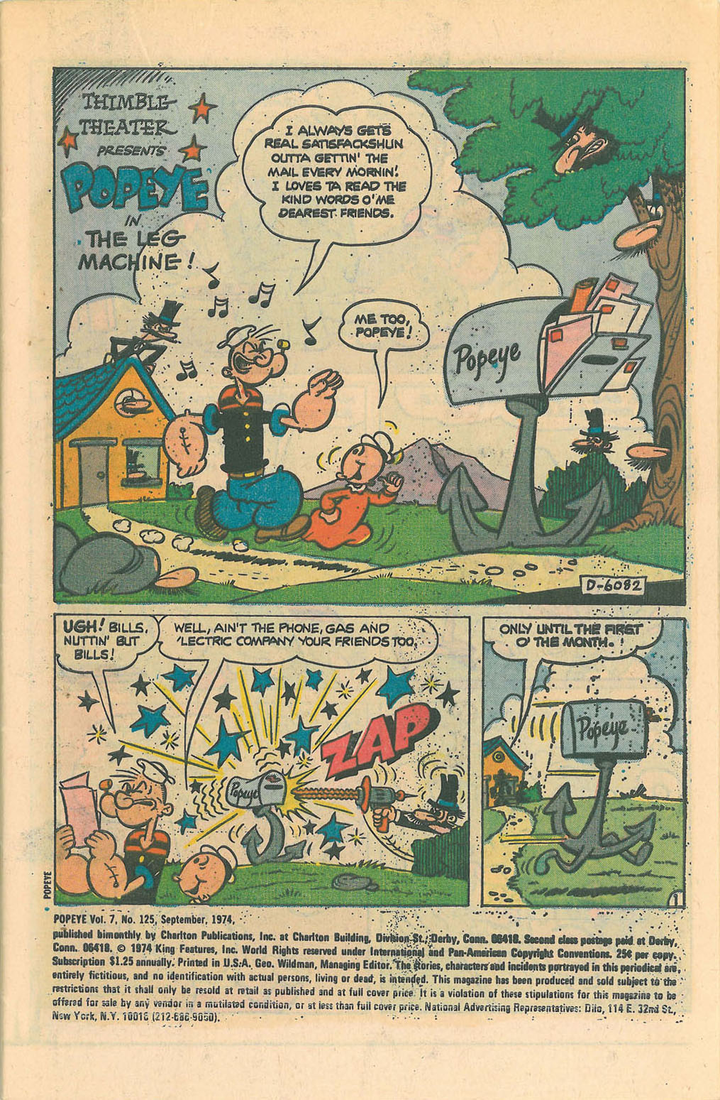 Read online Popeye (1948) comic -  Issue #125 - 3
