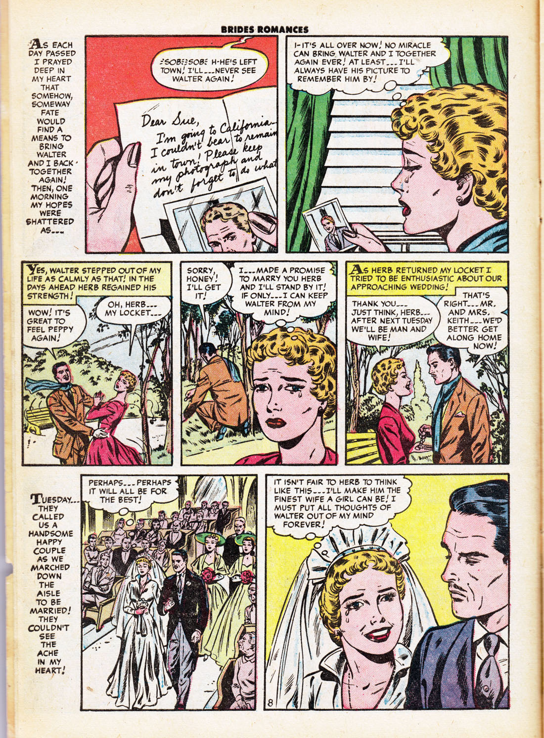 Read online Brides Romances comic -  Issue #6 - 10