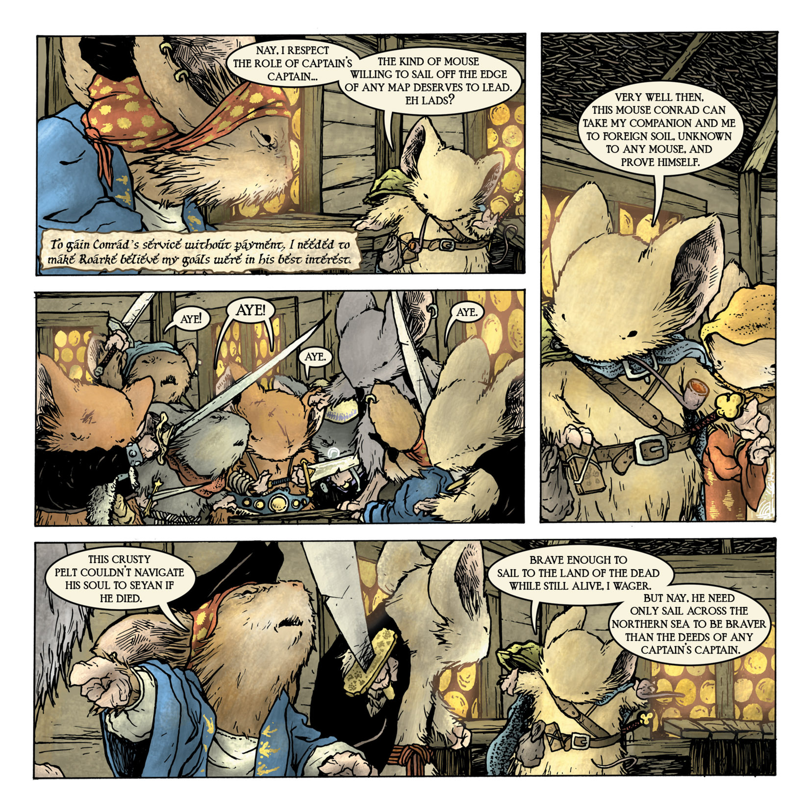 Read online Mouse Guard: The Black Axe comic -  Issue #2 - 8