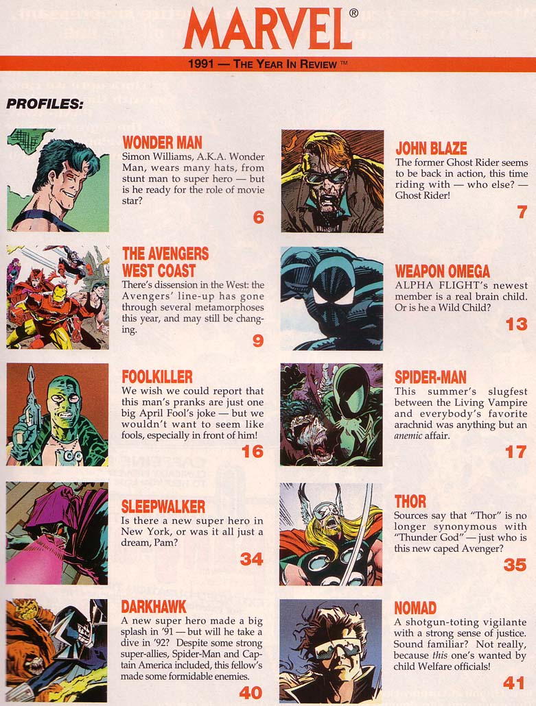 Read online Marvel: The Year-in-Review comic -  Issue #3 - 5