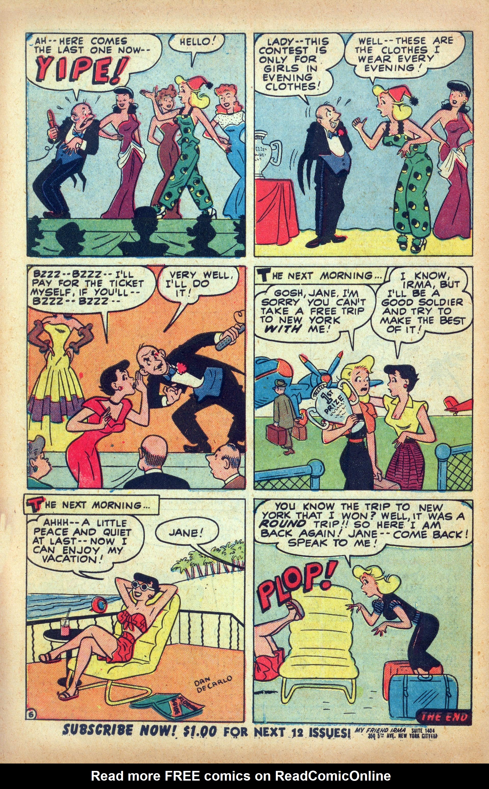 Read online My Friend Irma comic -  Issue #9 - 48