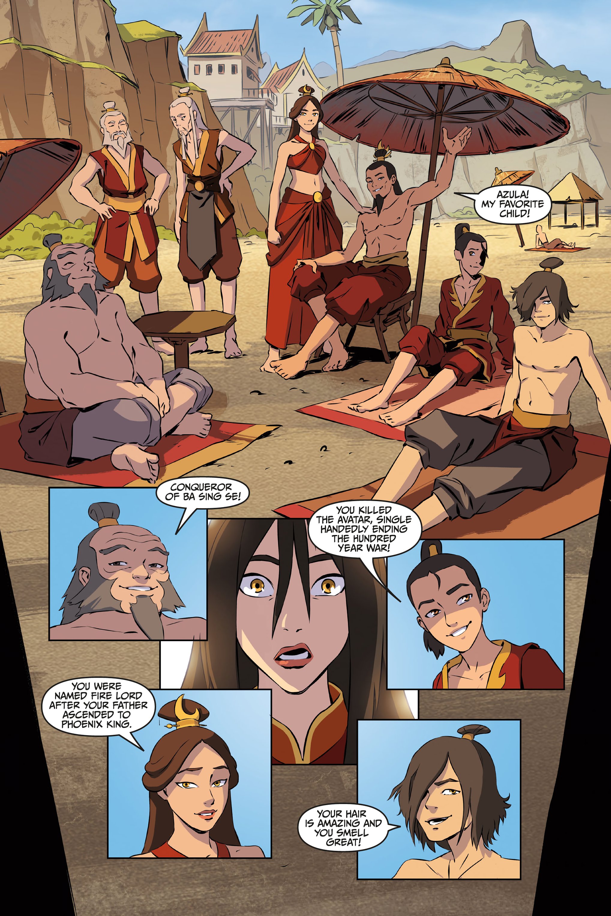 Read online Avatar: The Last Airbender - Azula in the Spirit Temple comic -  Issue # TPB - 33