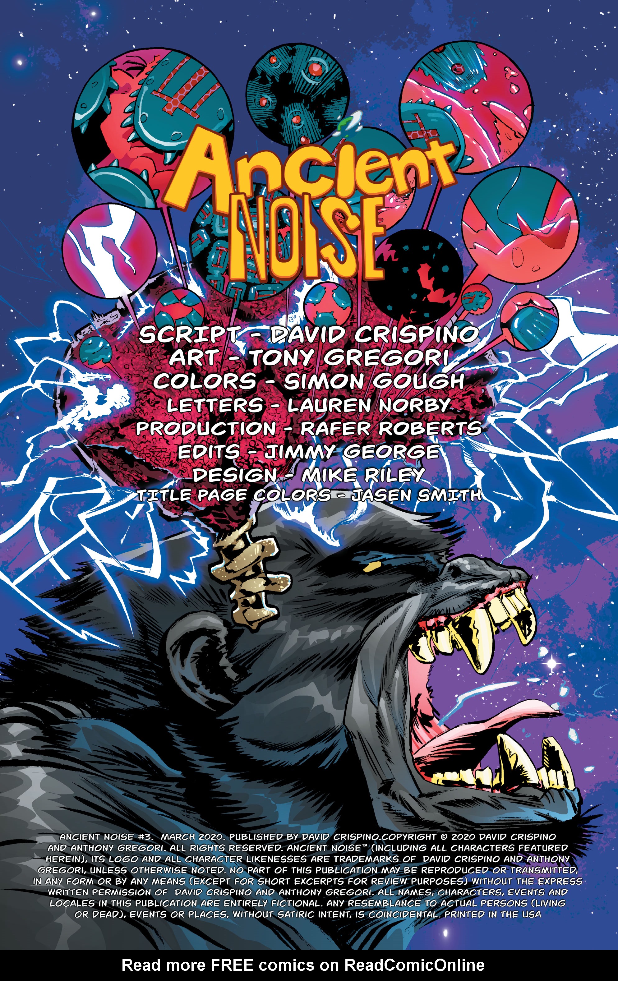 Read online Ancient Noise comic -  Issue #3 - 2