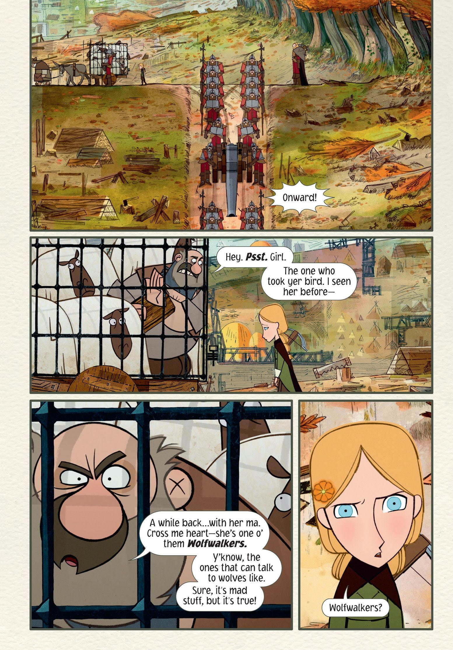 Read online Wolfwalkers: The Graphic Novel comic -  Issue # TPB (Part 1) - 64