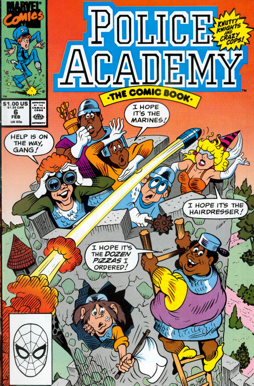 Read online Police Academy comic -  Issue #6 - 1