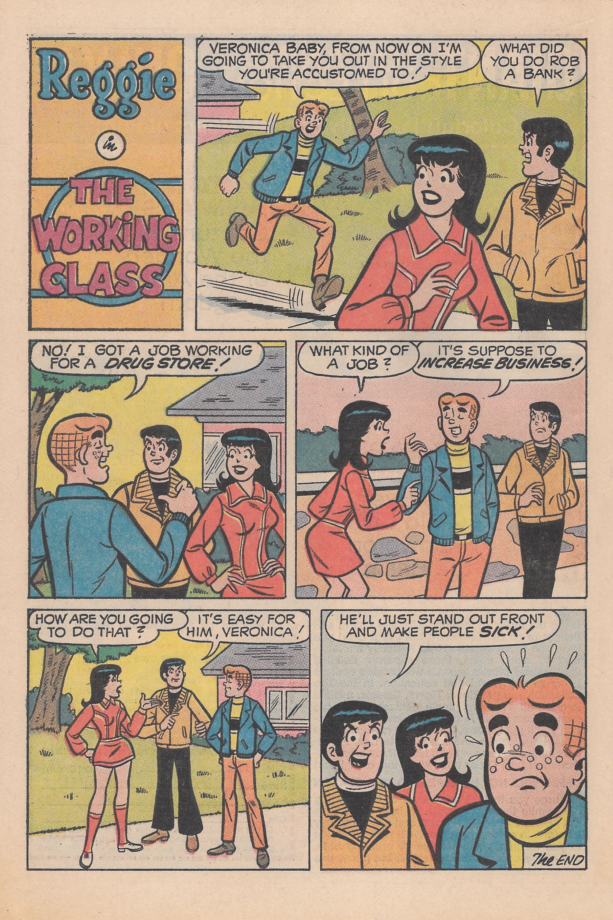 Read online Reggie's Wise Guy Jokes comic -  Issue #13 - 60