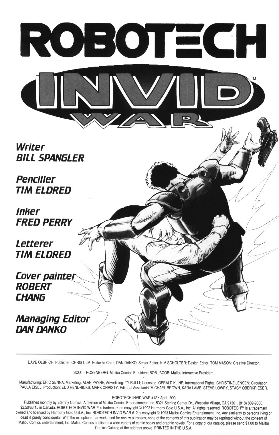 Read online Robotech: Invid War comic -  Issue #12 - 2