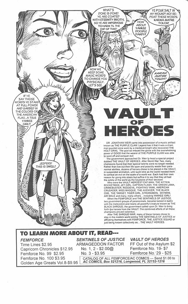 Read online Femforce: Time Storm comic -  Issue # Full - 74
