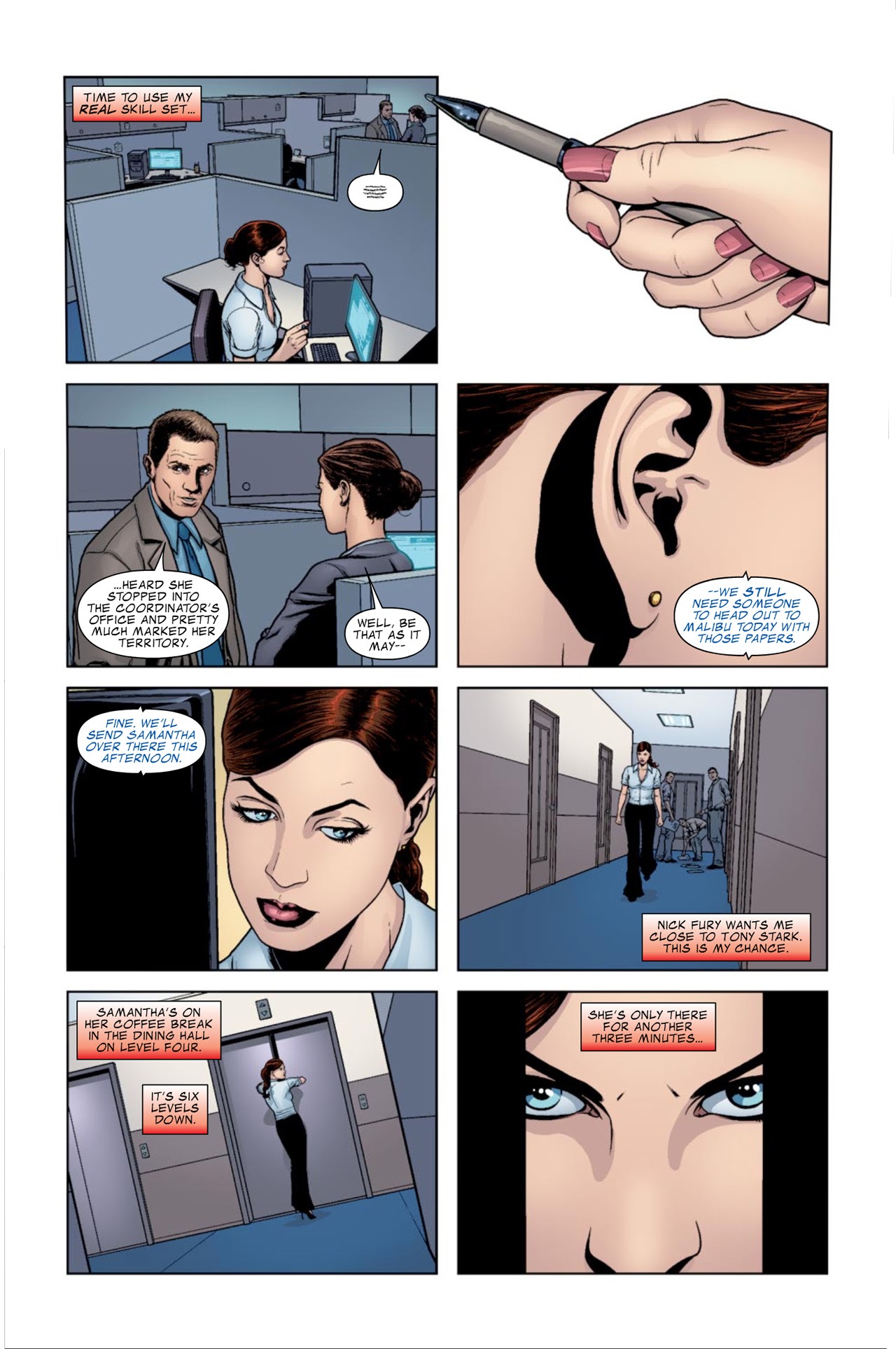Read online Iron Man 2: Black Widow: Agent of S.H.I.E.L.D. comic -  Issue # Full - 7