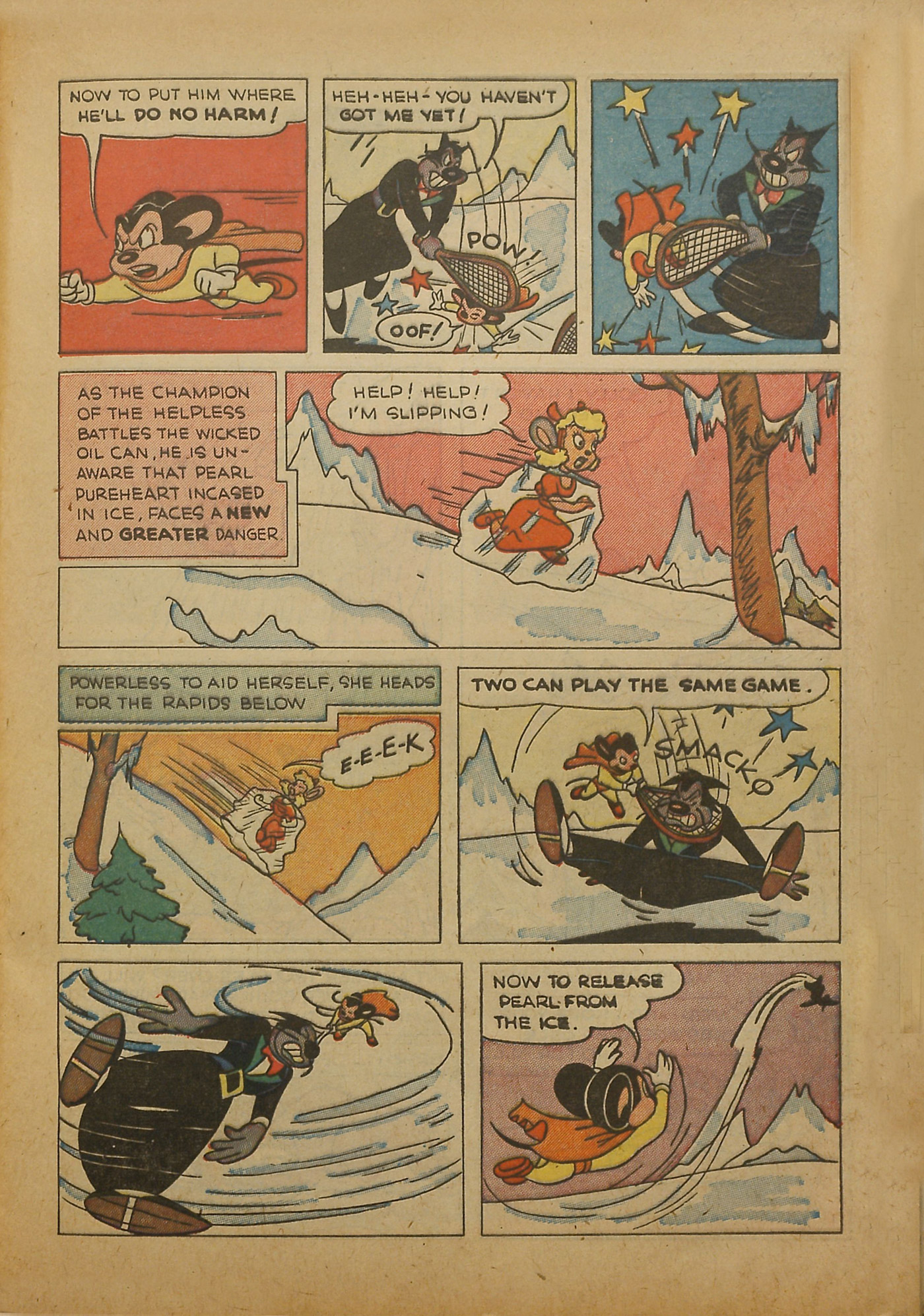 Read online Paul Terry's Mighty Mouse Comics comic -  Issue #40 - 41