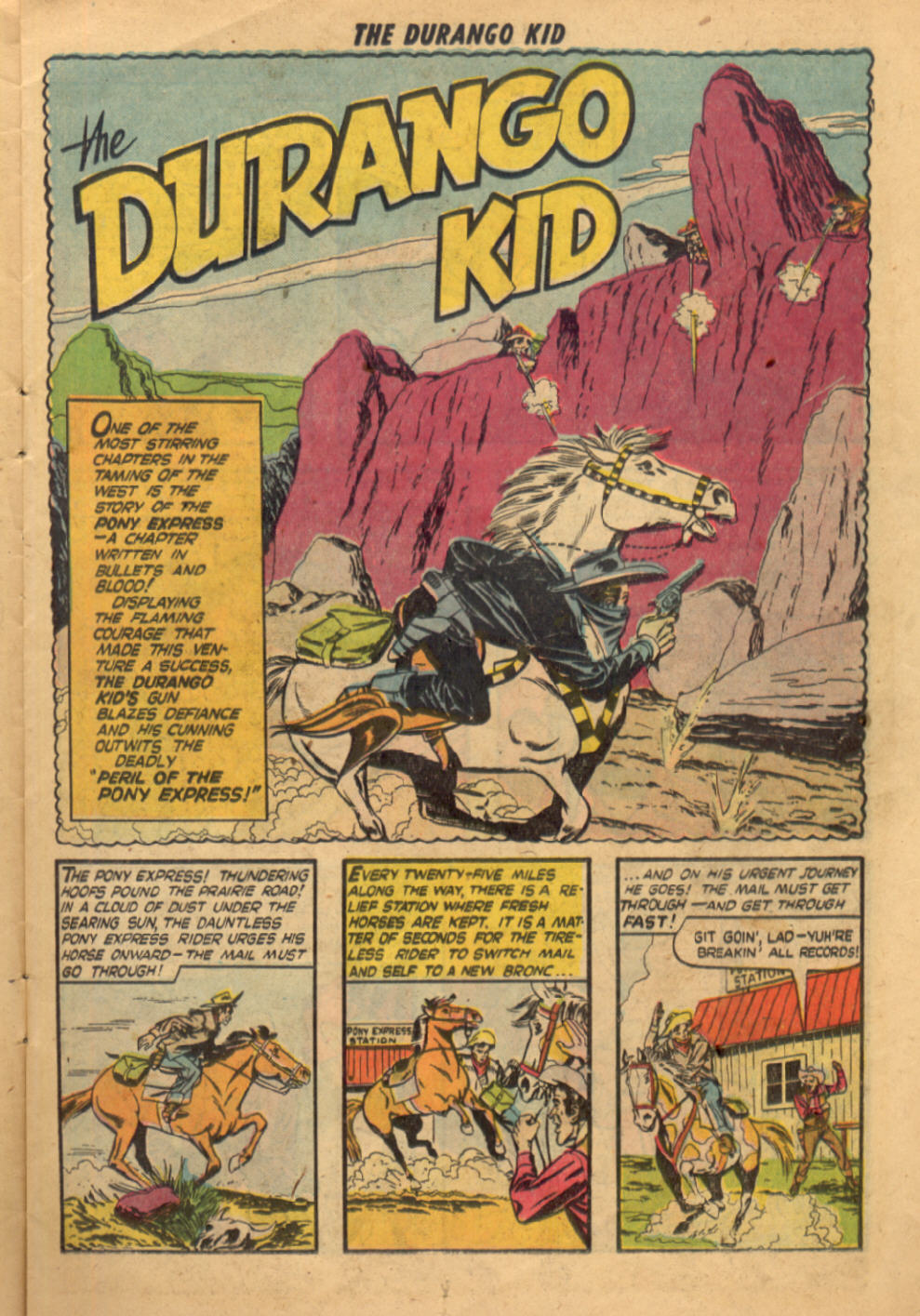 Read online Charles Starrett as The Durango Kid comic -  Issue #8 - 10