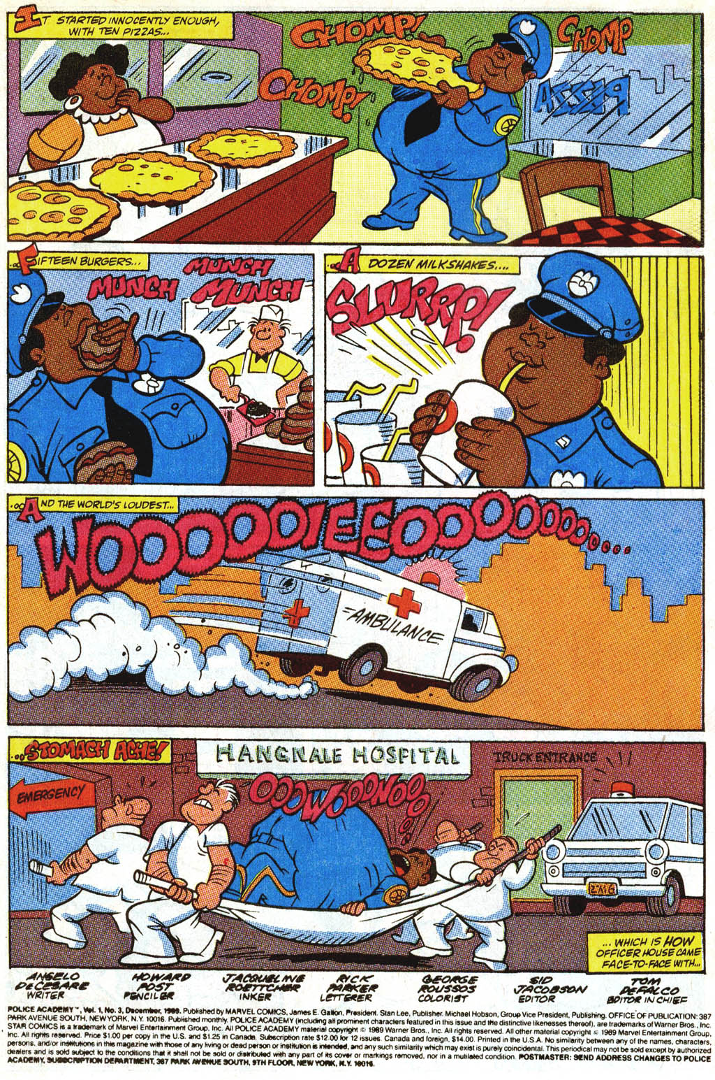 Read online Police Academy comic -  Issue #3 - 2