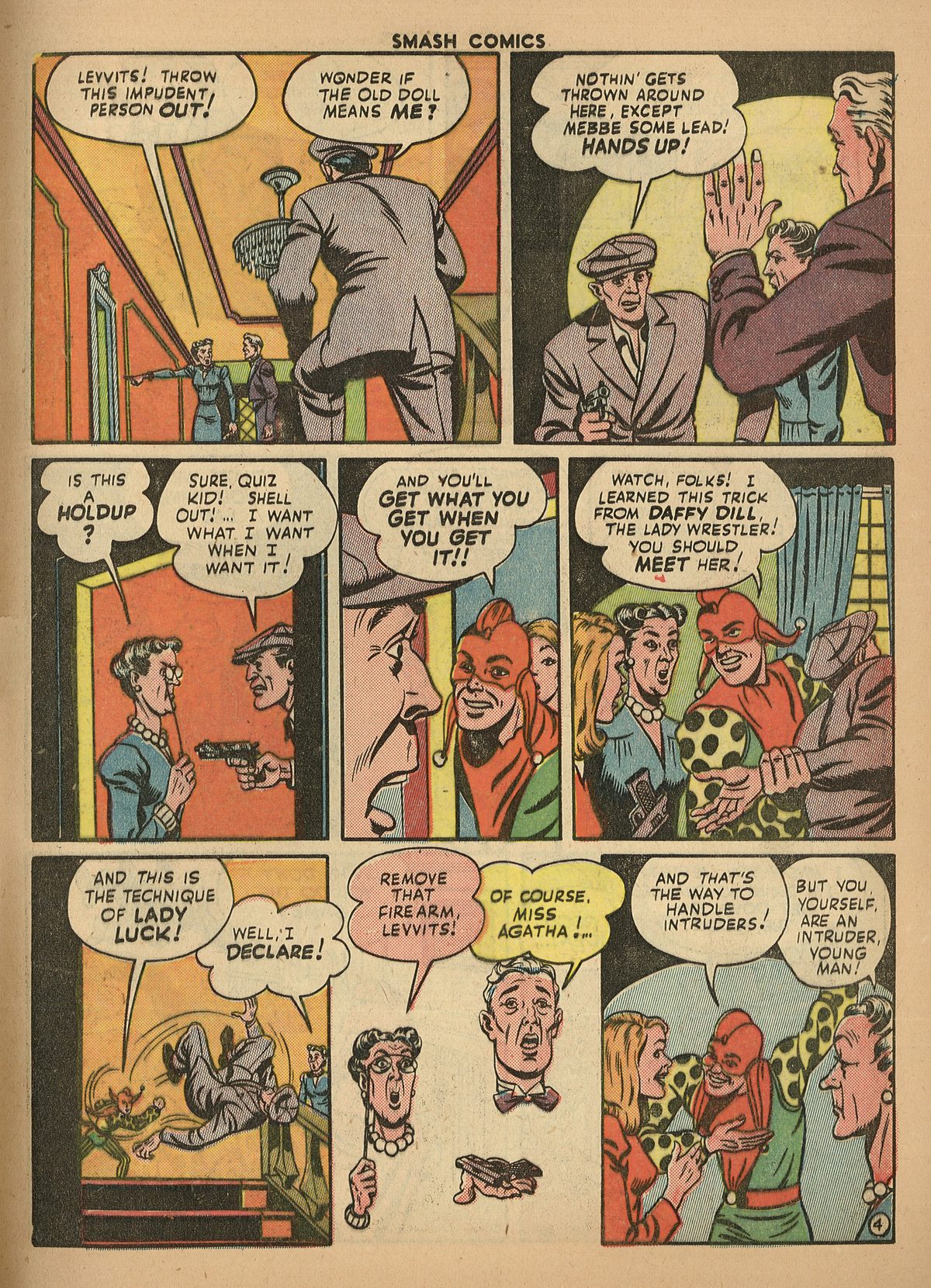 Read online Smash Comics comic -  Issue #51 - 55