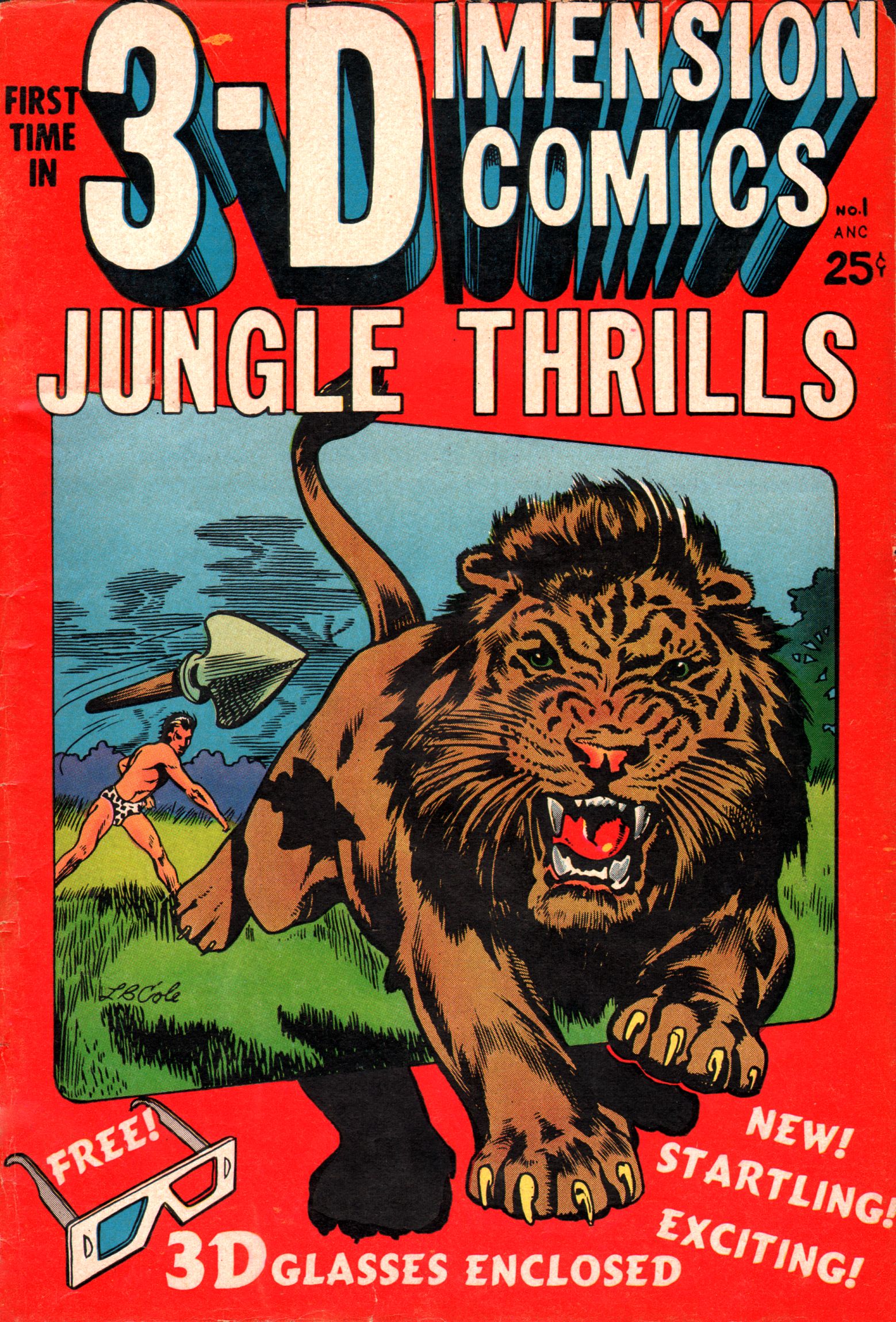 Read online Jungle Thrills 3-D comic -  Issue # Full - 1