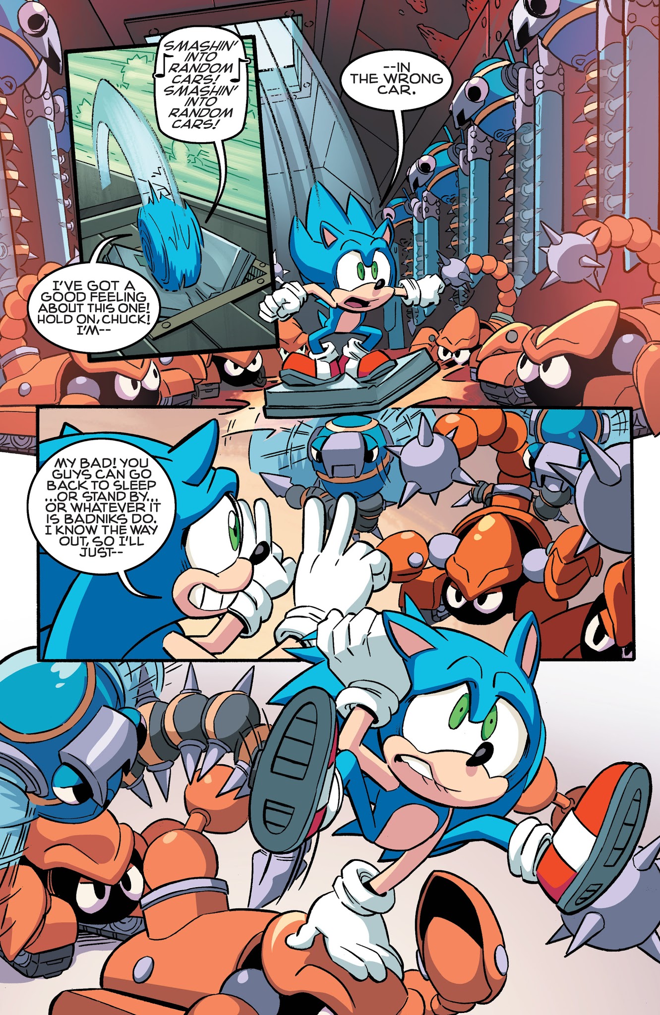 Read online Sonic The Hedgehog comic -  Issue #258 - 12