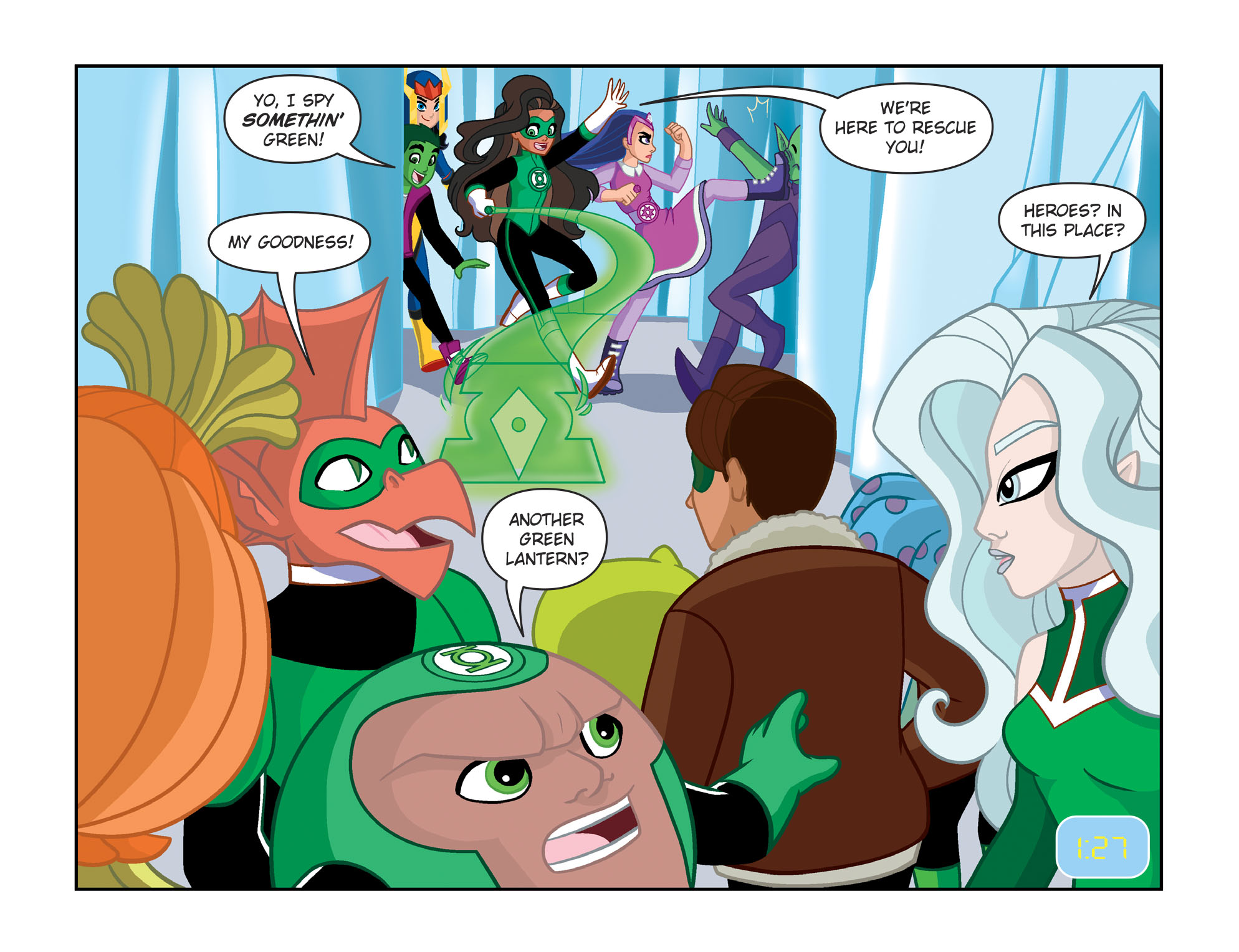 Read online DC Super Hero Girls: Spaced Out comic -  Issue #9 - 9