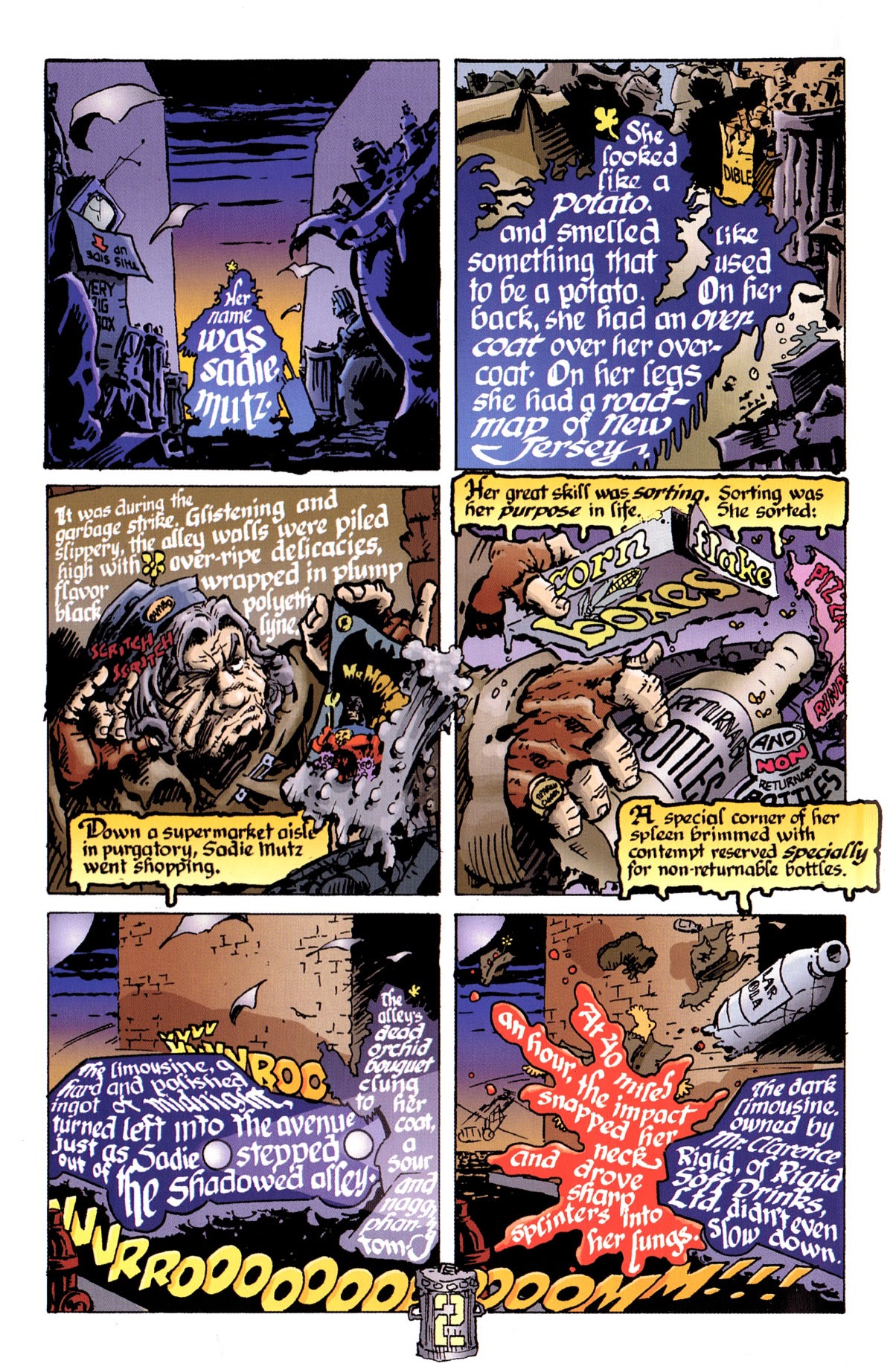 Read online Mr. Monster: Who Watches the Garbagemen? comic -  Issue # Full - 4