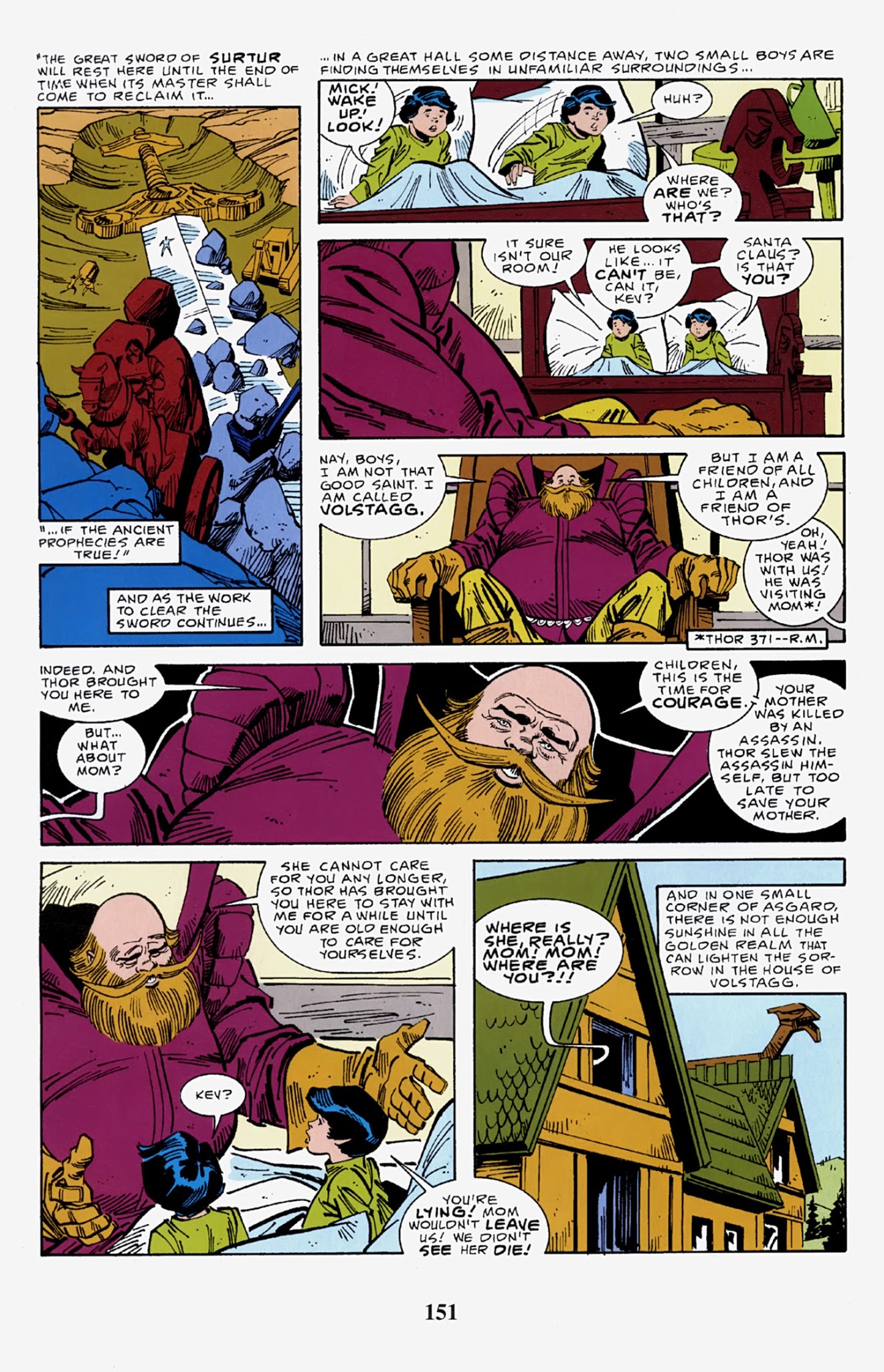 Read online Thor Visionaries: Walter Simonson comic -  Issue # TPB 4 - 152