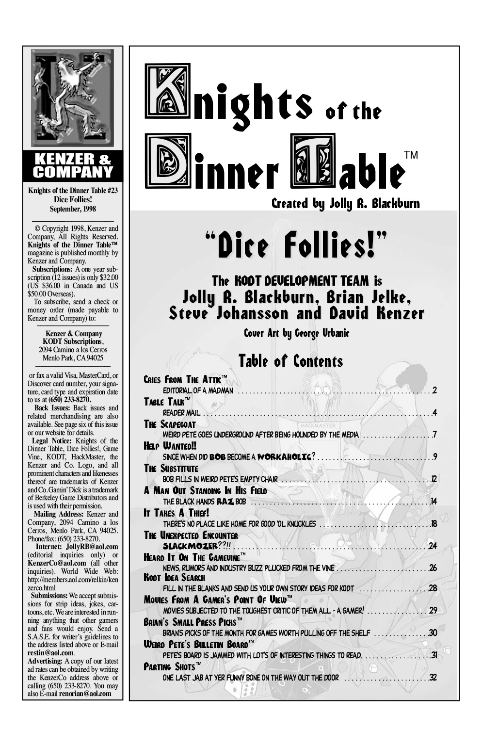 Read online Knights of the Dinner Table comic -  Issue #23 - 3