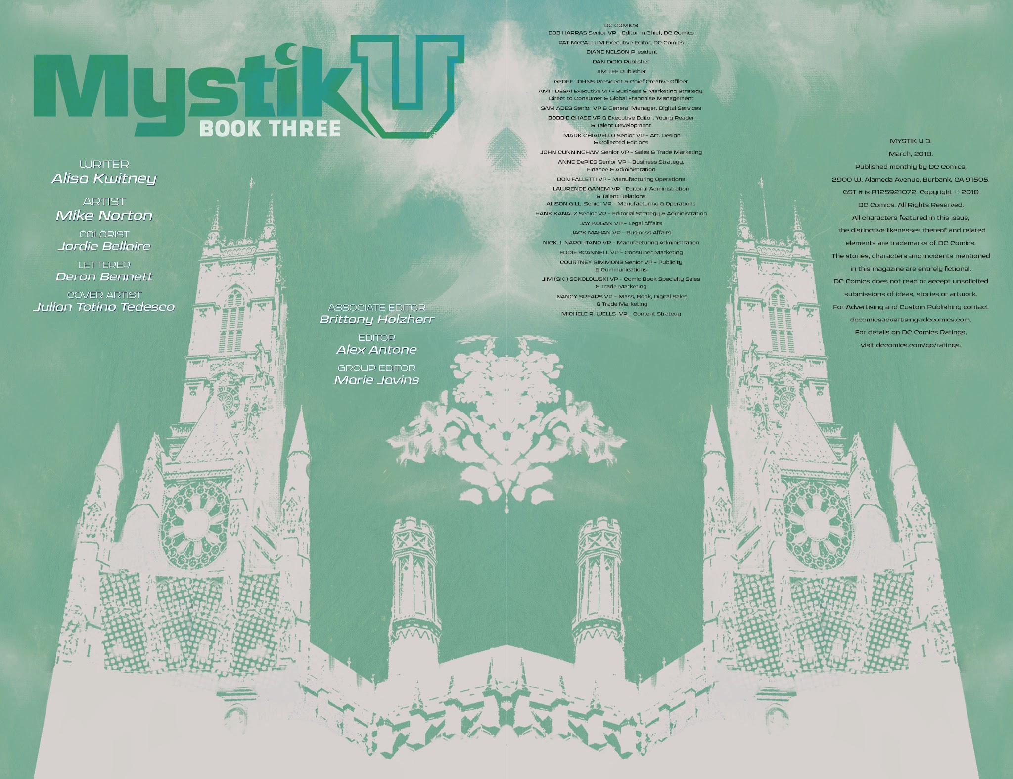 Read online Mystik U comic -  Issue #3 - 2