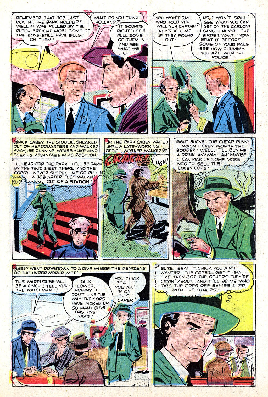 Read online Crime Cases Comics (1951) comic -  Issue #5 - 21