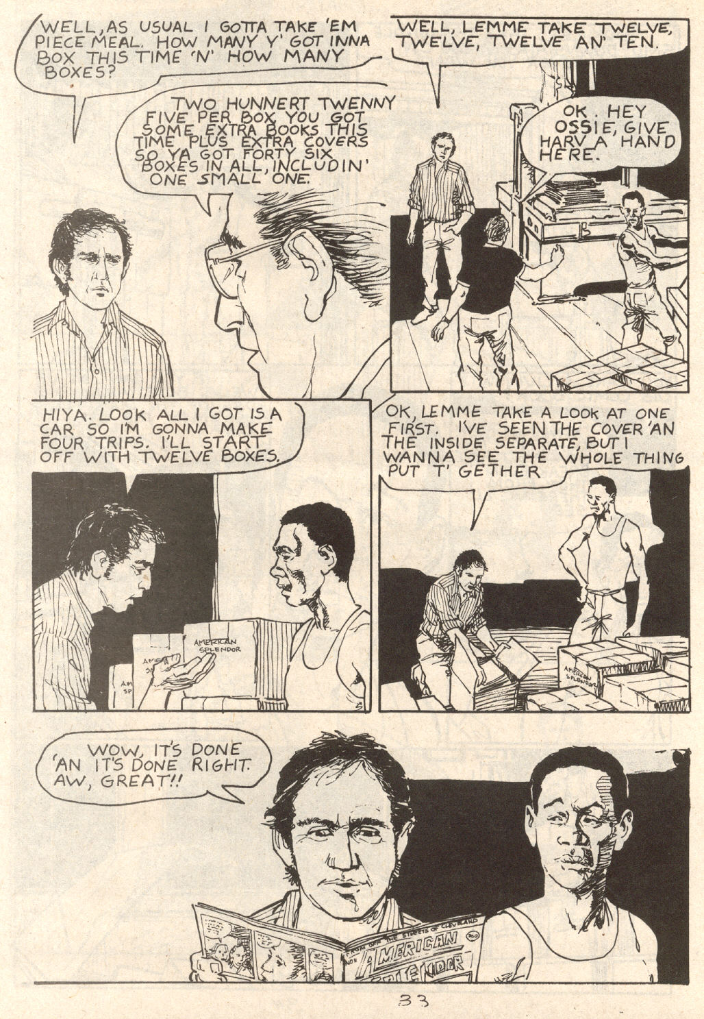 Read online American Splendor (1976) comic -  Issue #11 - 36