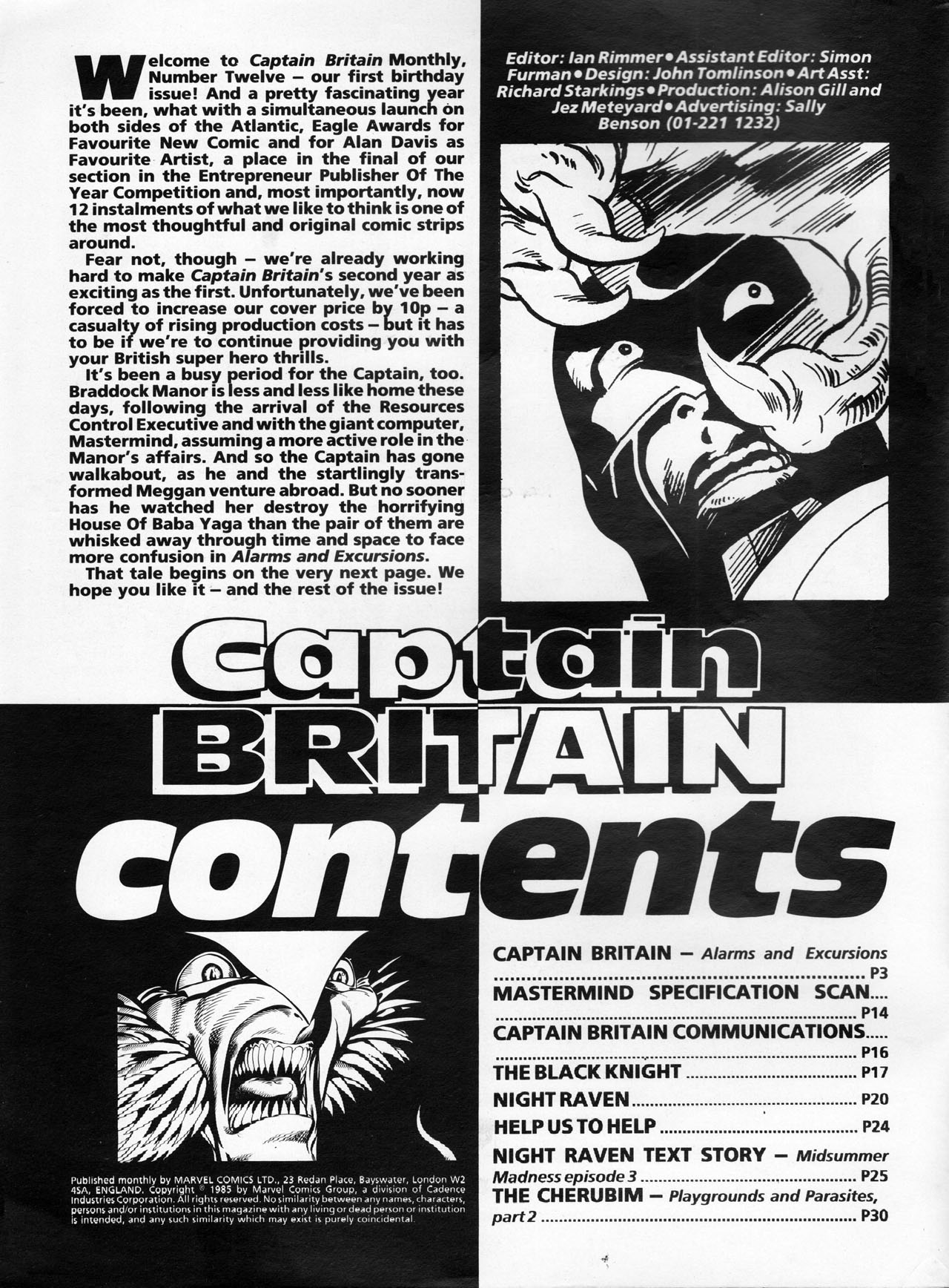 Read online Captain Britain (1985) comic -  Issue #12 - 2