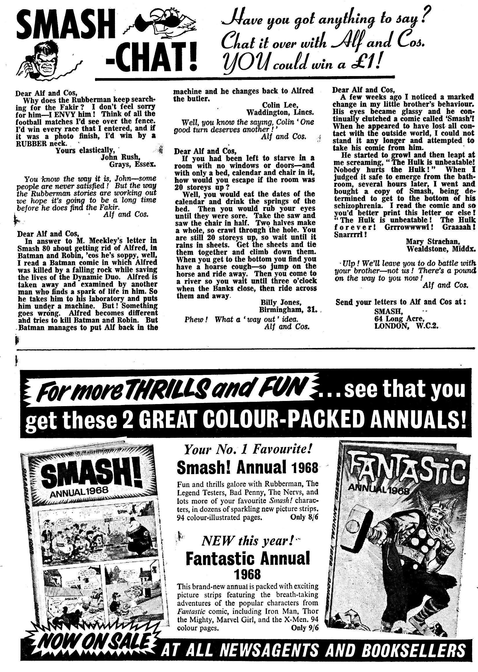 Read online Smash! (1966) comic -  Issue #87 - 22