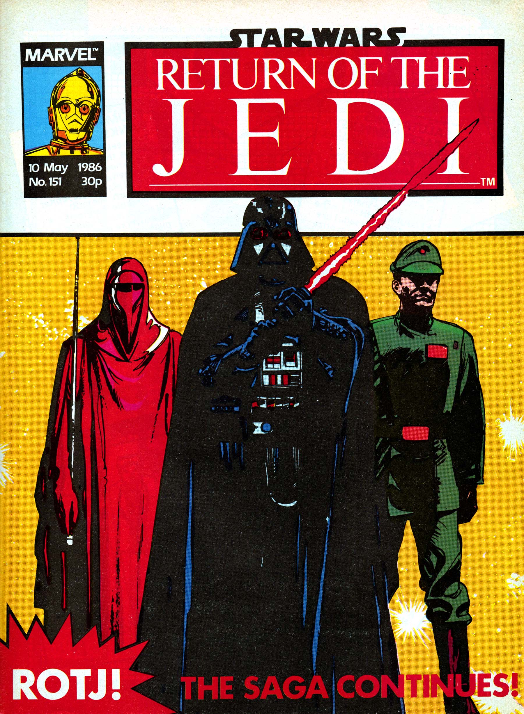 Read online Return of the Jedi comic -  Issue #151 - 1