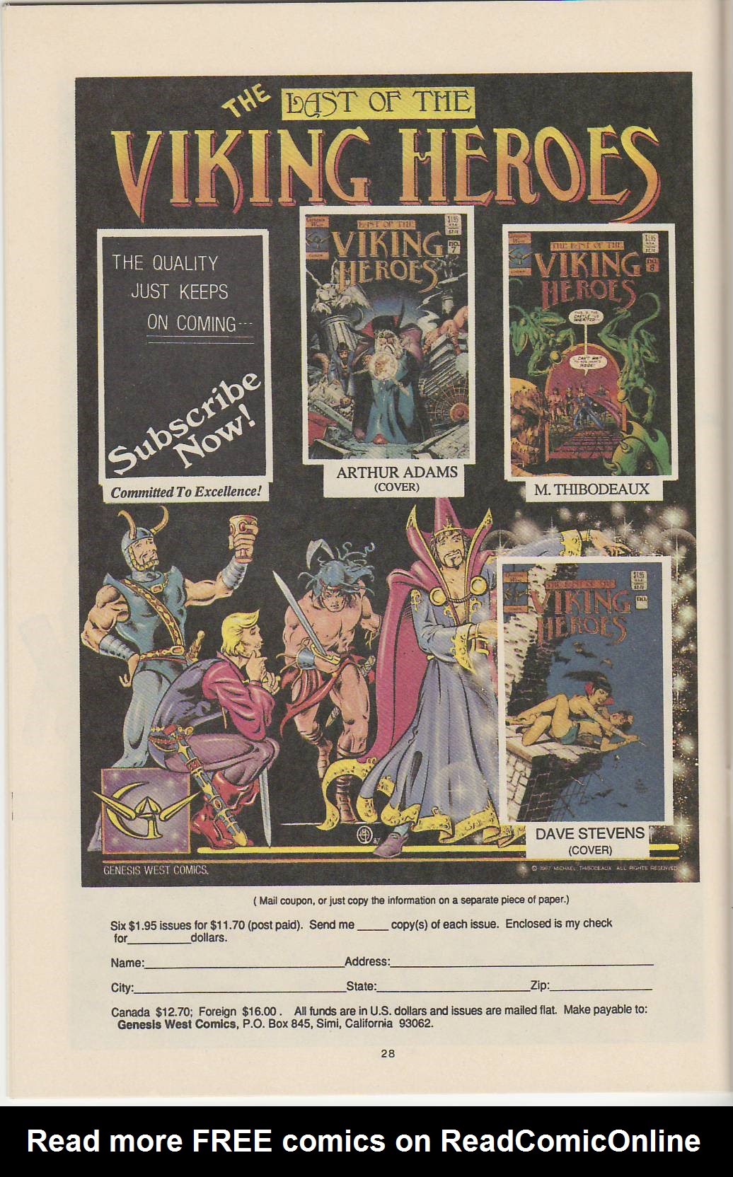 Read online The Last of the Viking Heroes comic -  Issue #6 - 30