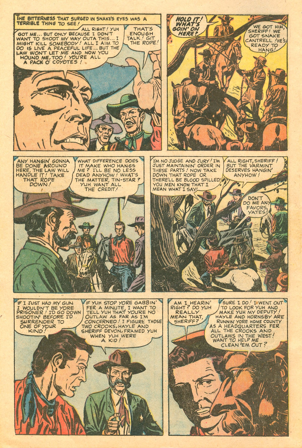 Read online Western Thrillers (1954) comic -  Issue #4 - 8