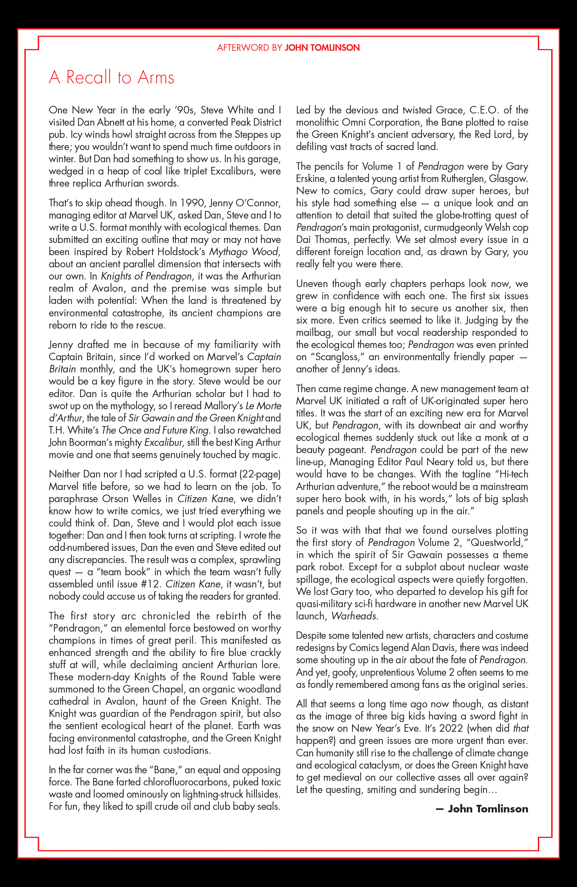 Read online Knights of Pendragon Omnibus comic -  Issue # TPB (Part 10) - 48