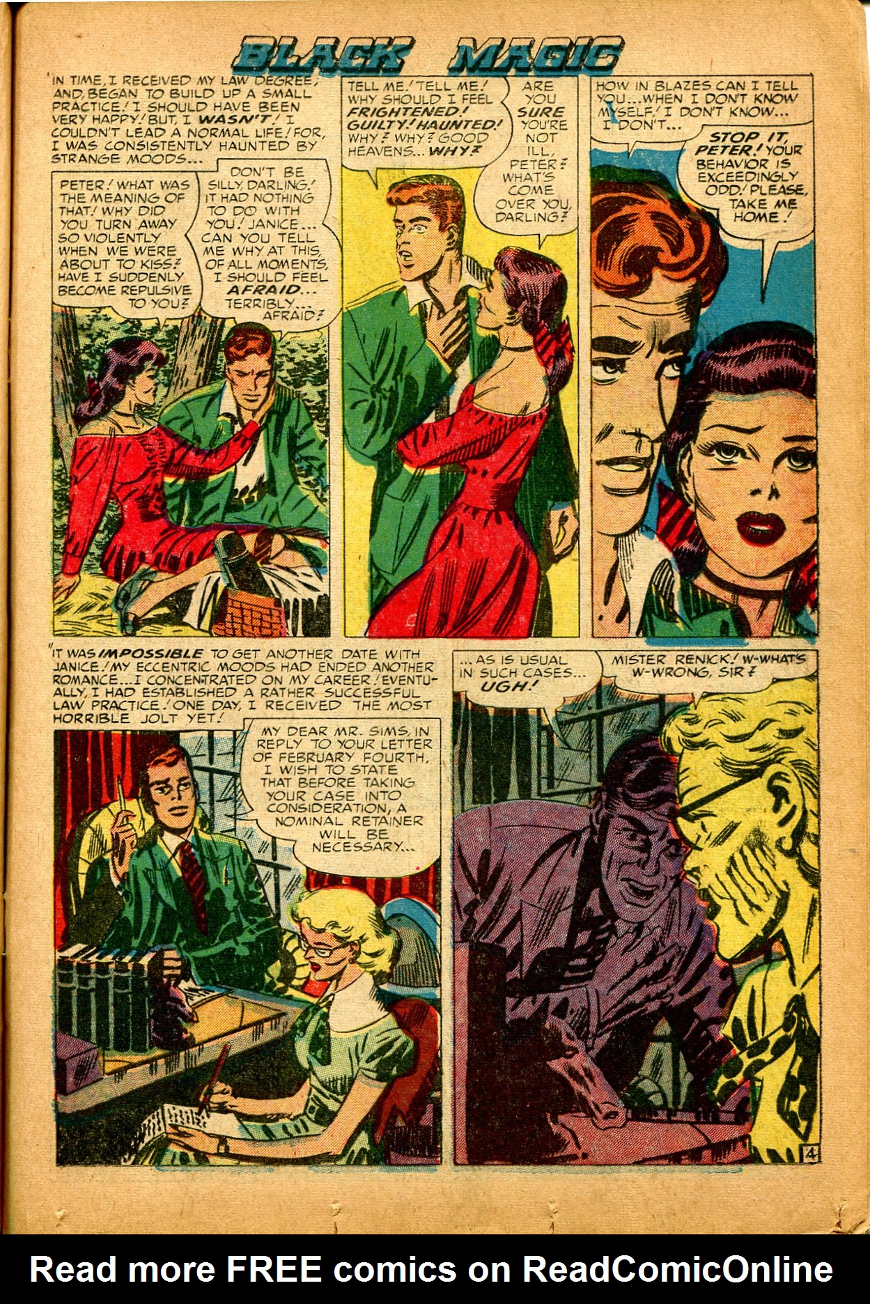Read online Black Magic (1950) comic -  Issue #8 - 15