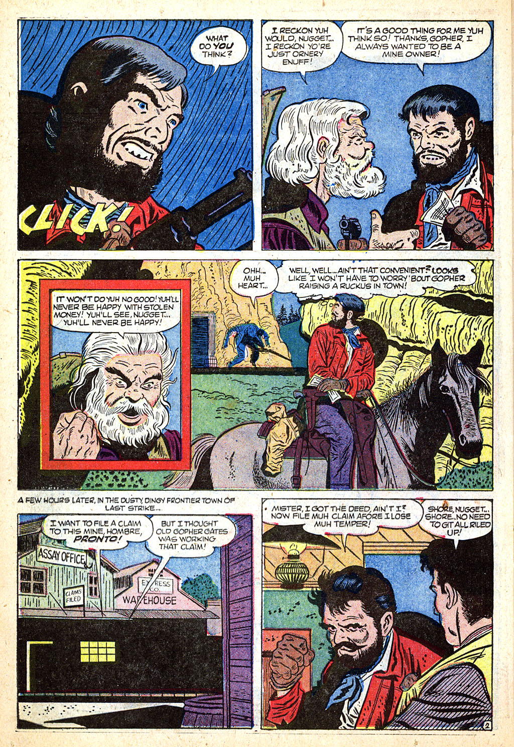 Read online Western Outlaws (1954) comic -  Issue #18 - 26