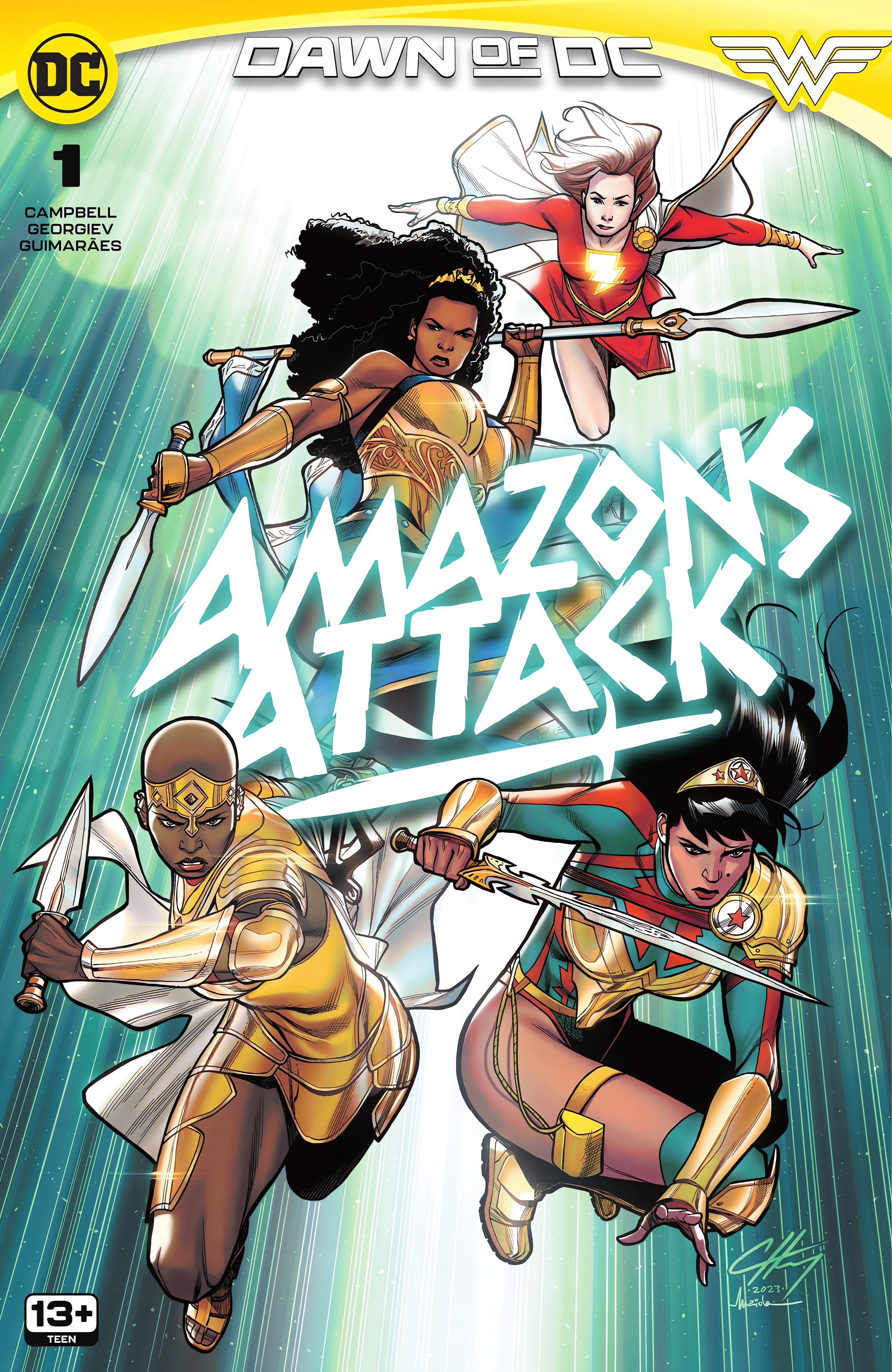 Read online Amazons Attack (2023) comic -  Issue #1 - 1