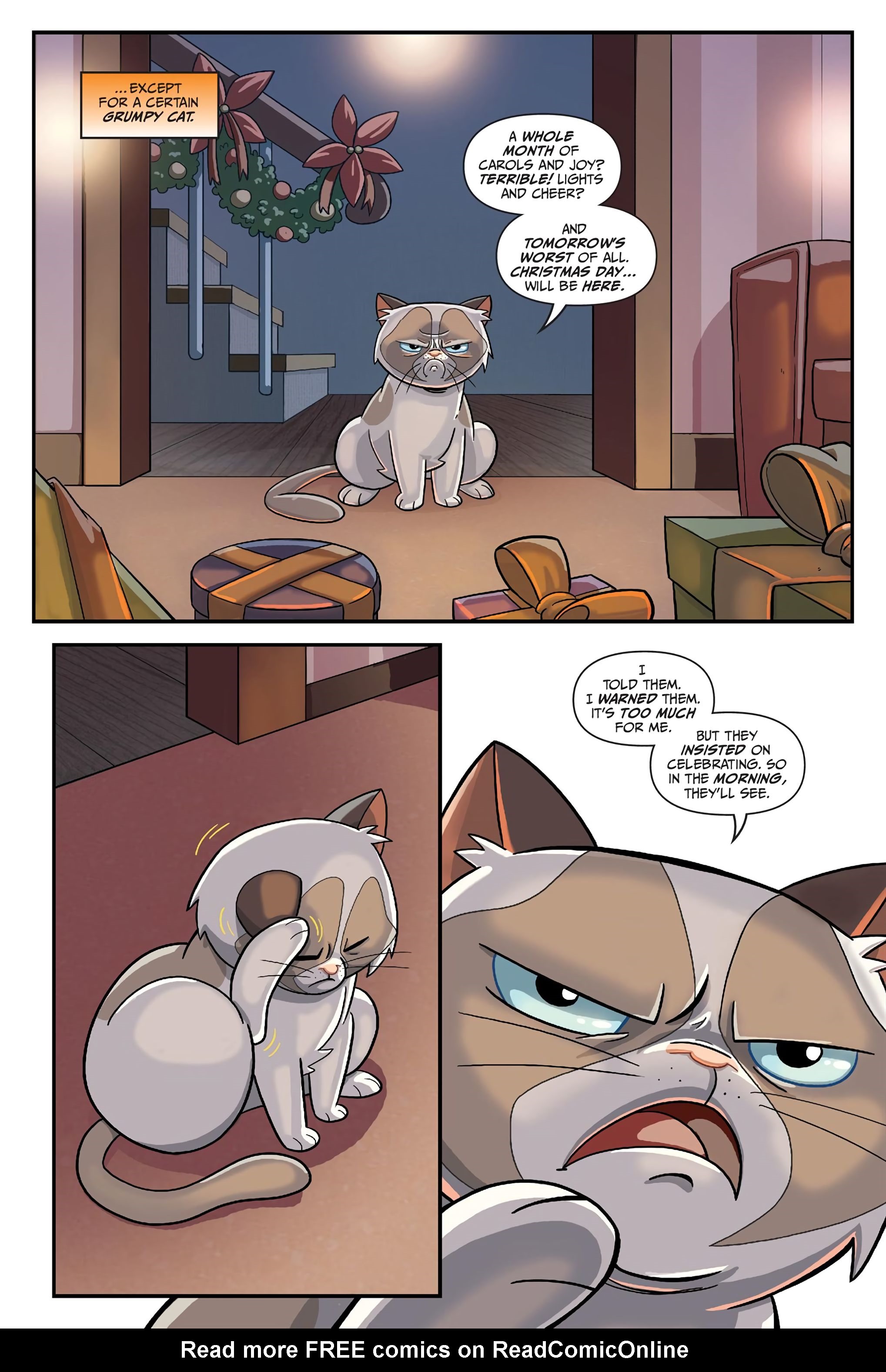 Read online Grumpy Cat: The Grumpus and Other Horrible Holiday Tales comic -  Issue # TPB - 33