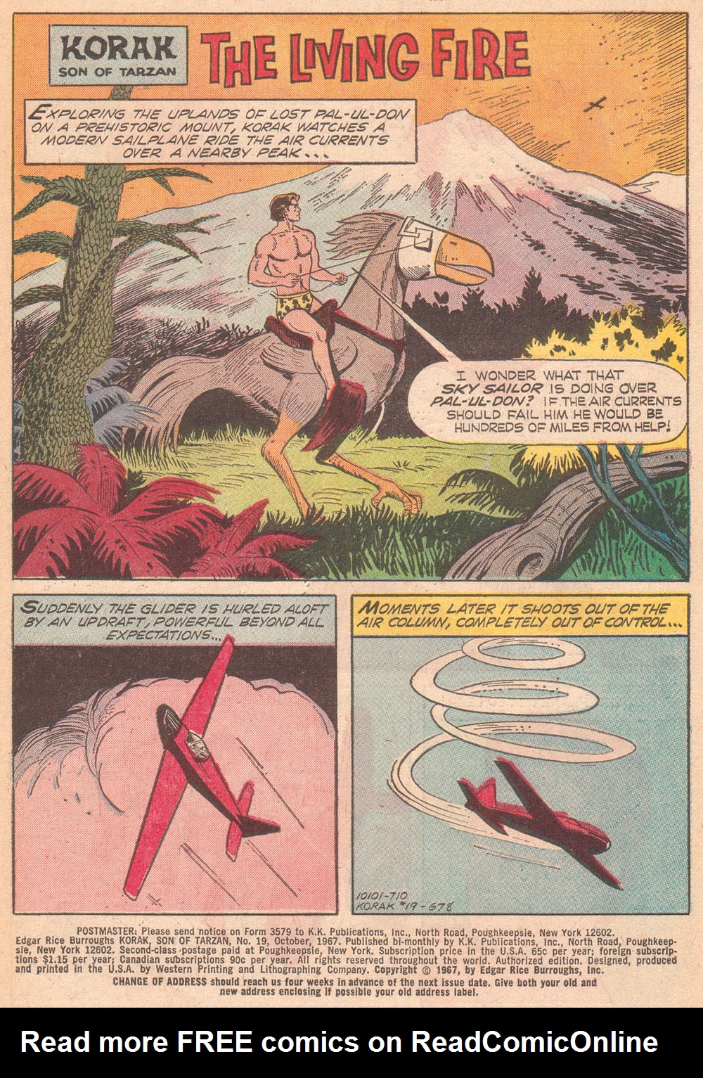 Read online Korak, Son of Tarzan (1964) comic -  Issue #19 - 3