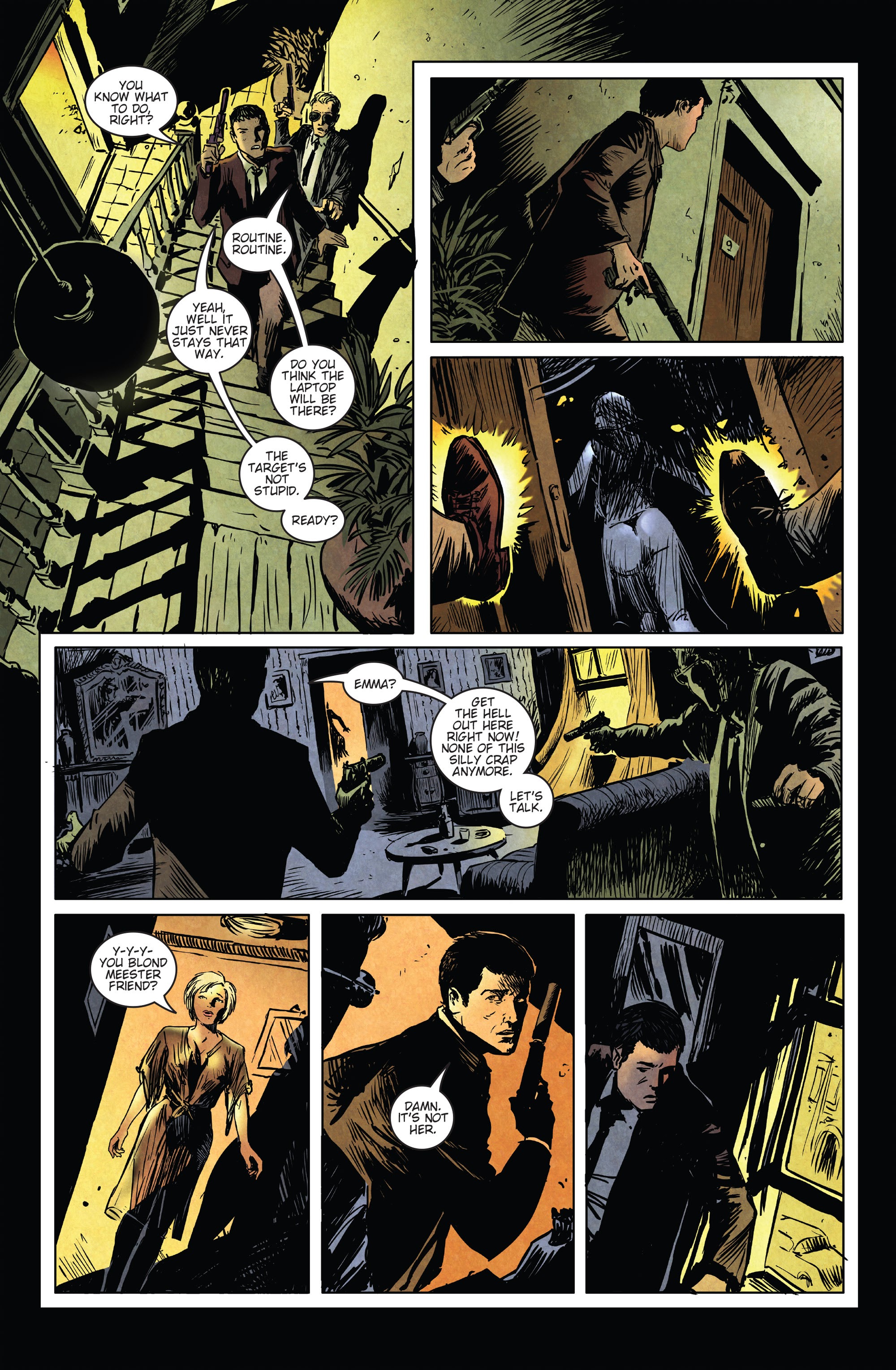Read online Left On Mission comic -  Issue #1 - 10