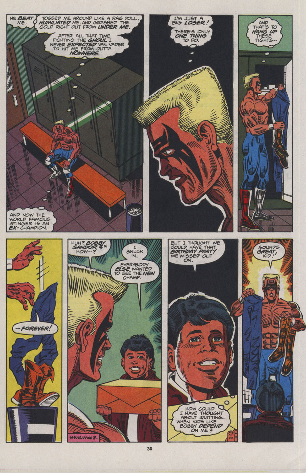 Read online WCW World Championship Wrestling comic -  Issue #12 - 31