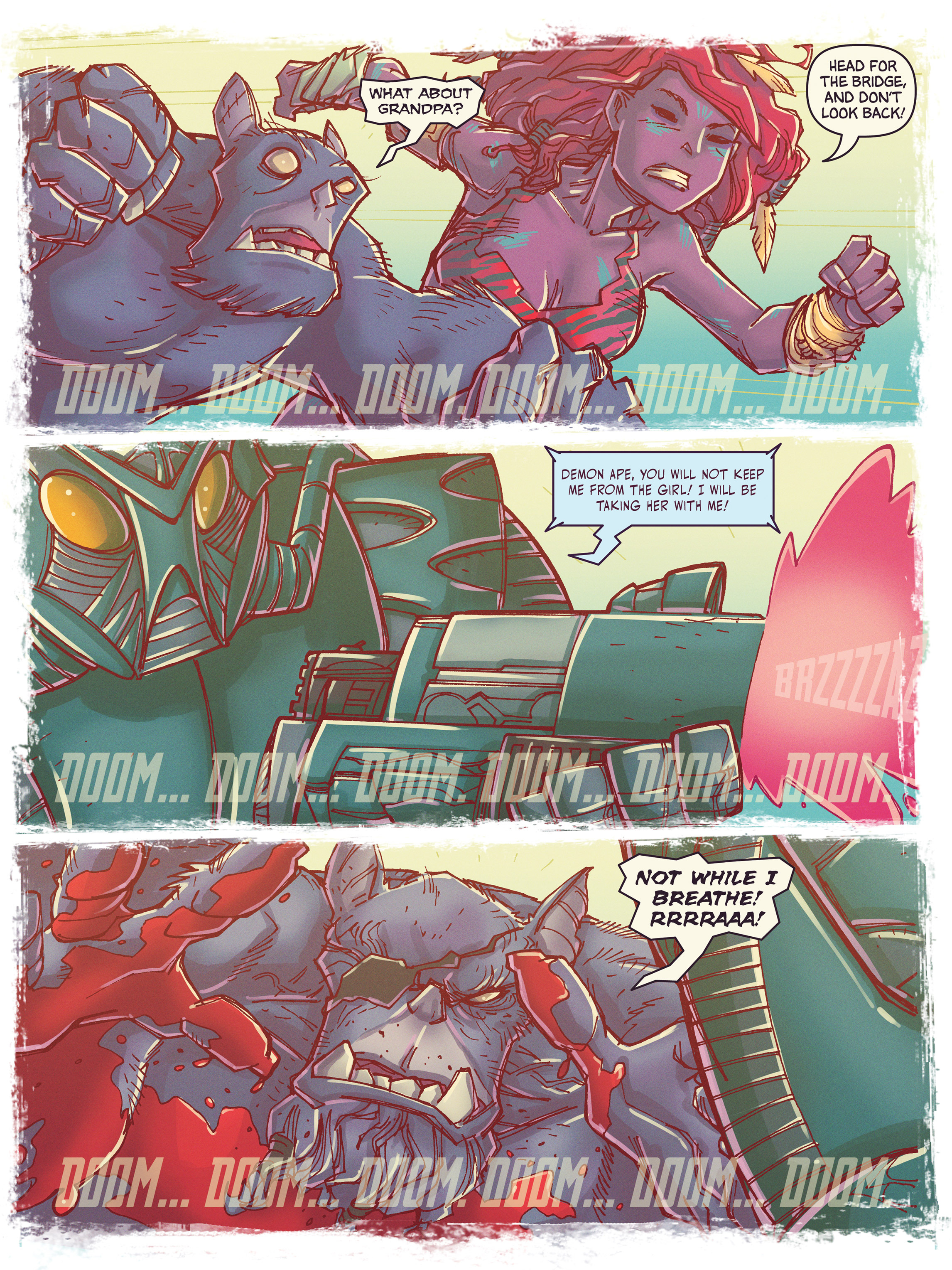 Read online Kyrra: Alien Jungle Girl comic -  Issue #6 - 6