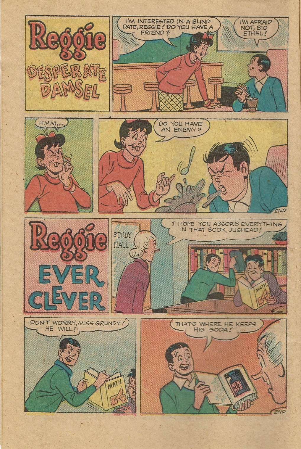 Read online Reggie's Wise Guy Jokes comic -  Issue #19 - 6